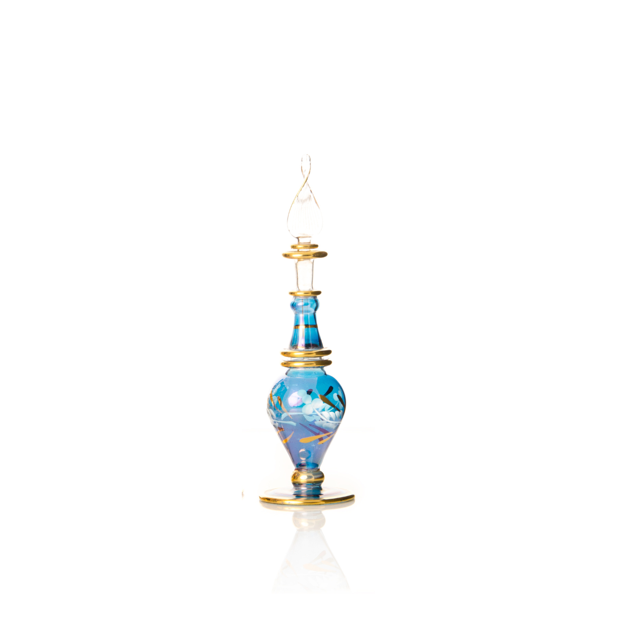 B06 – Floral Cascade Set (3 Pack) | Handmade Glass Perfume Bottles