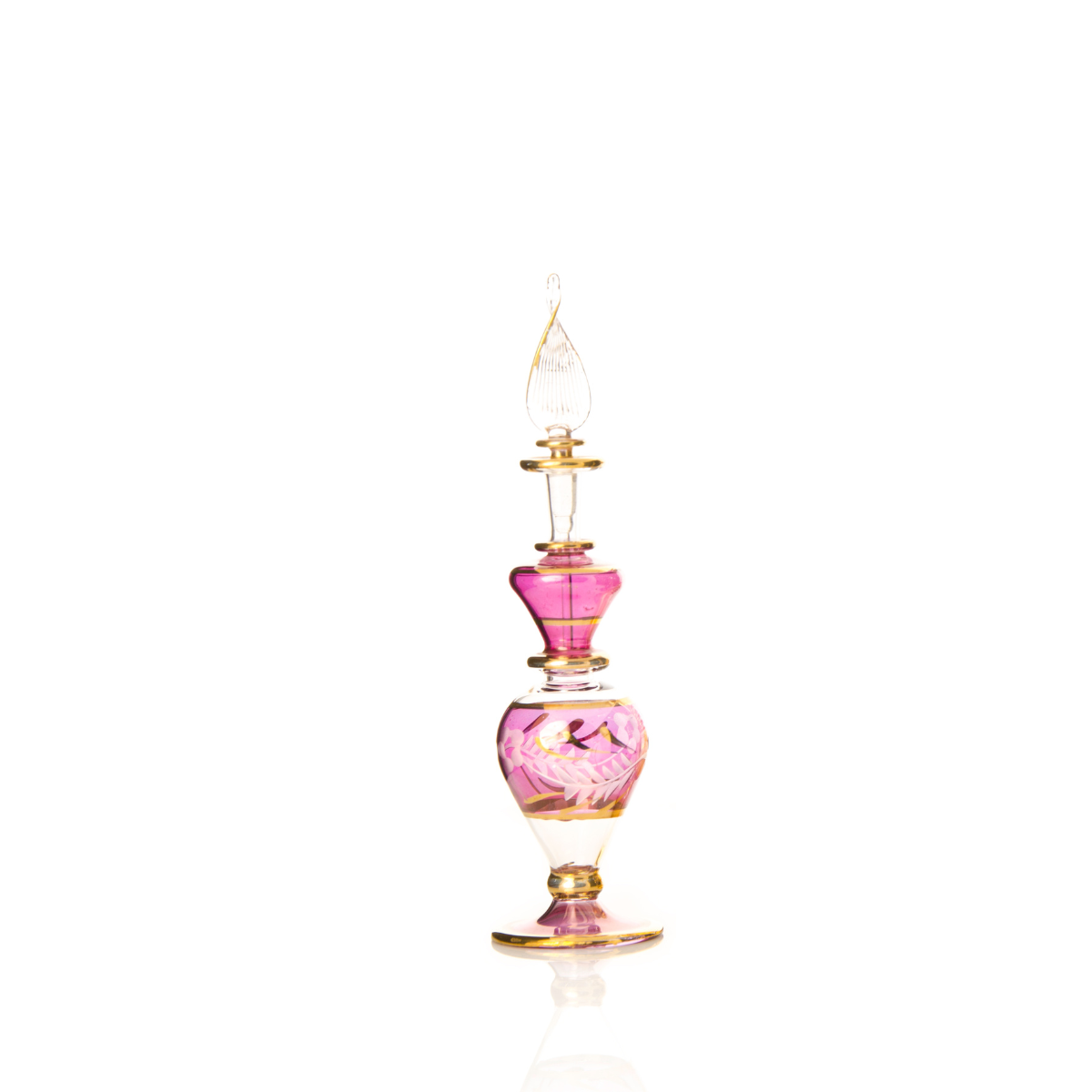 B06 – Floral Cascade Set (3 Pack) | Handmade Glass Perfume Bottles