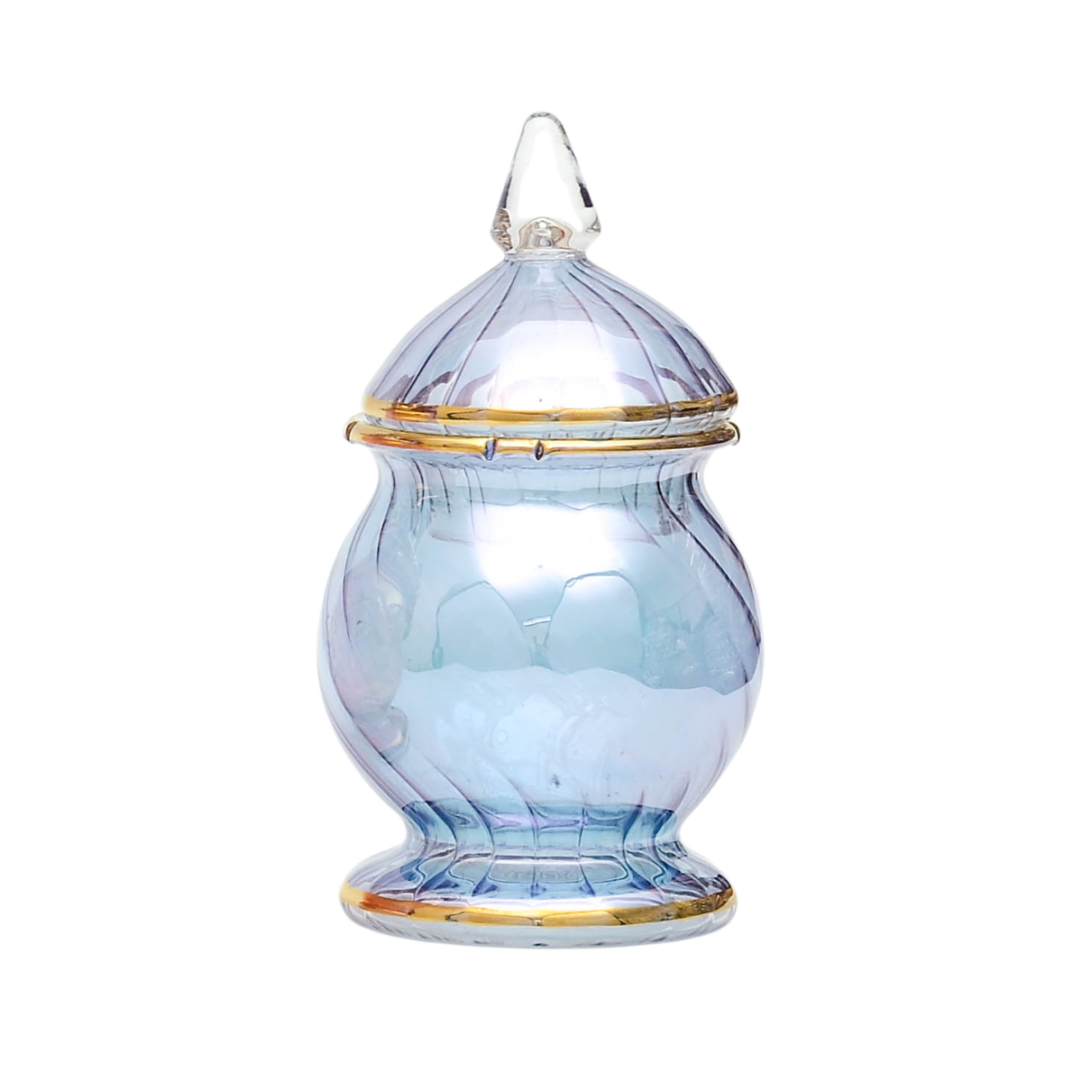 D17 - Handmade Glass Jar - Ocean