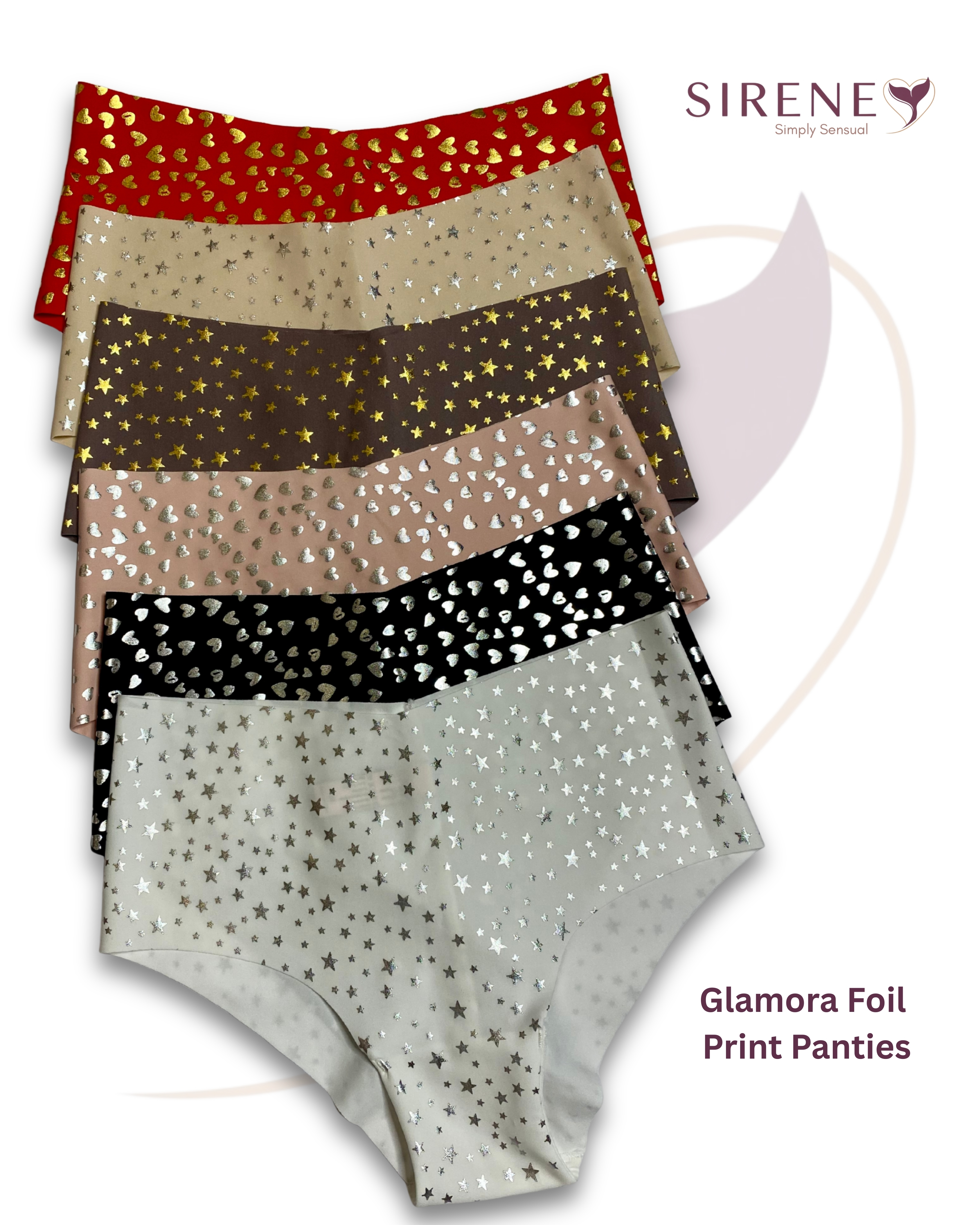 Glamora Foil Print Panties