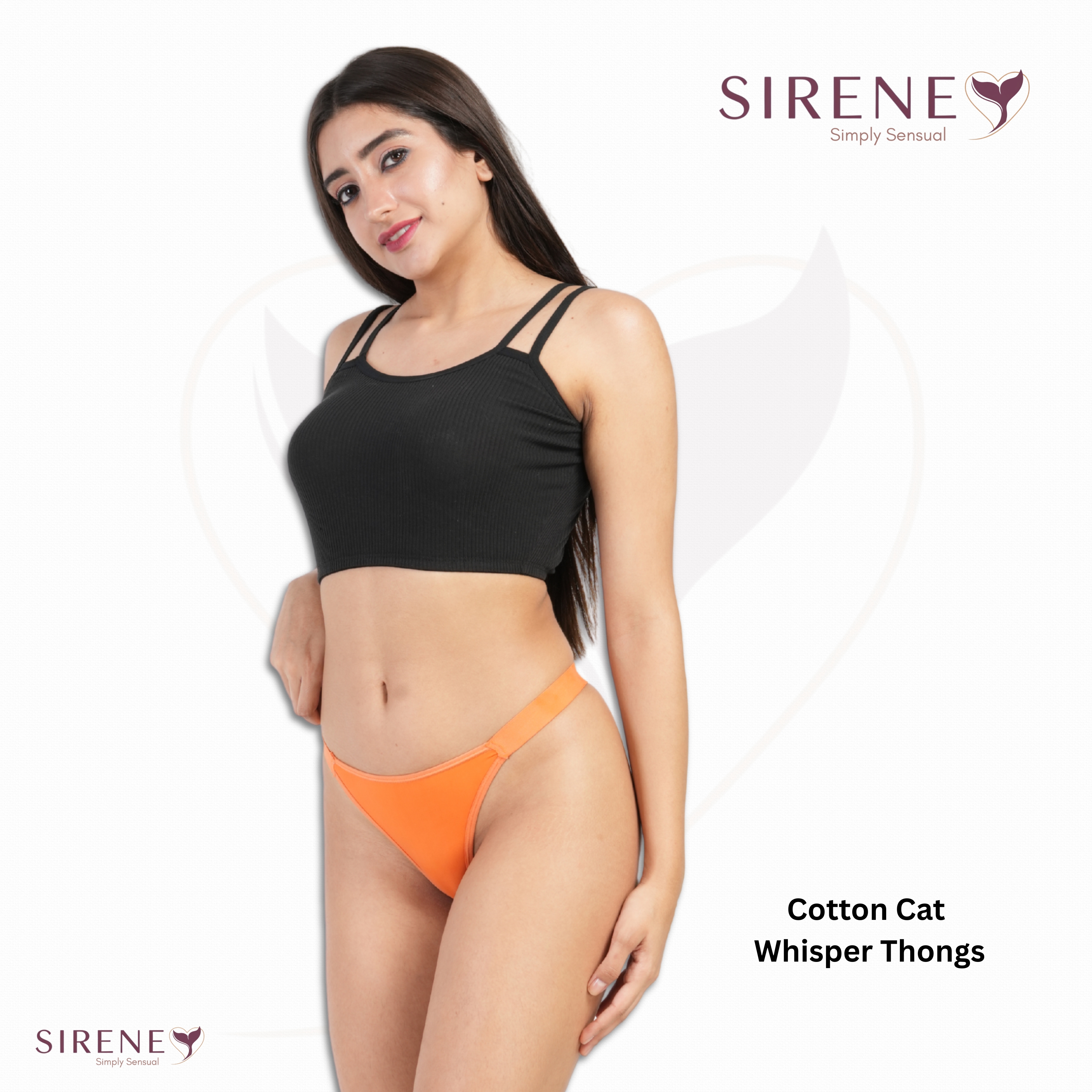 Cotton Cat Whisper Thongs