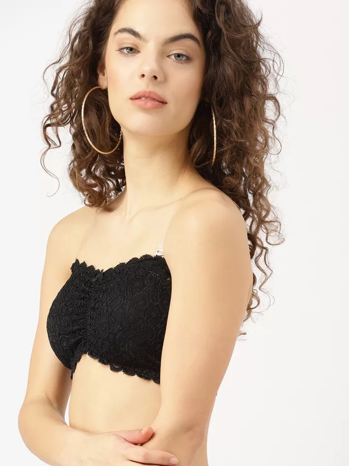 Black Lace Bandeau