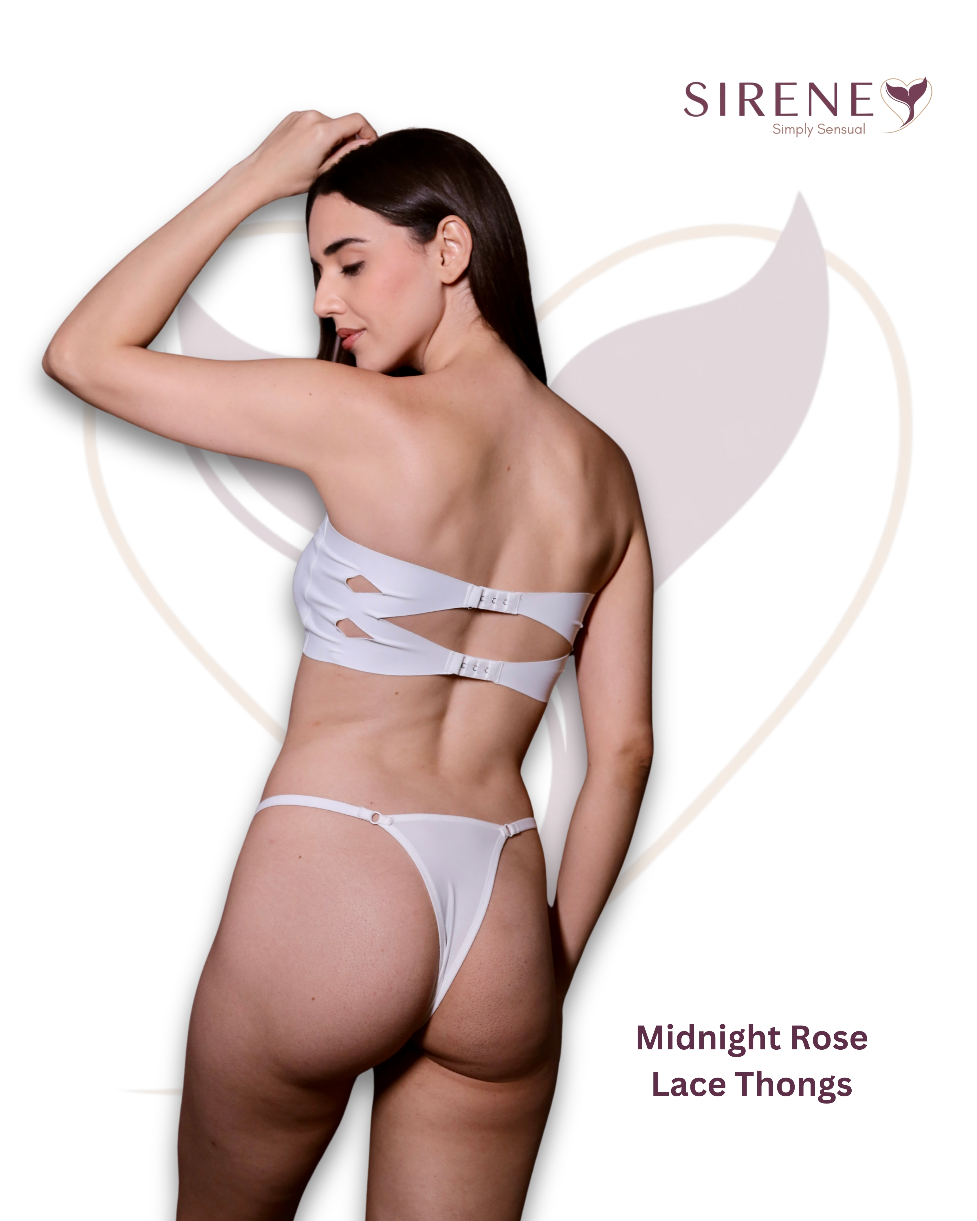 Midnight Rose Lace Thongs