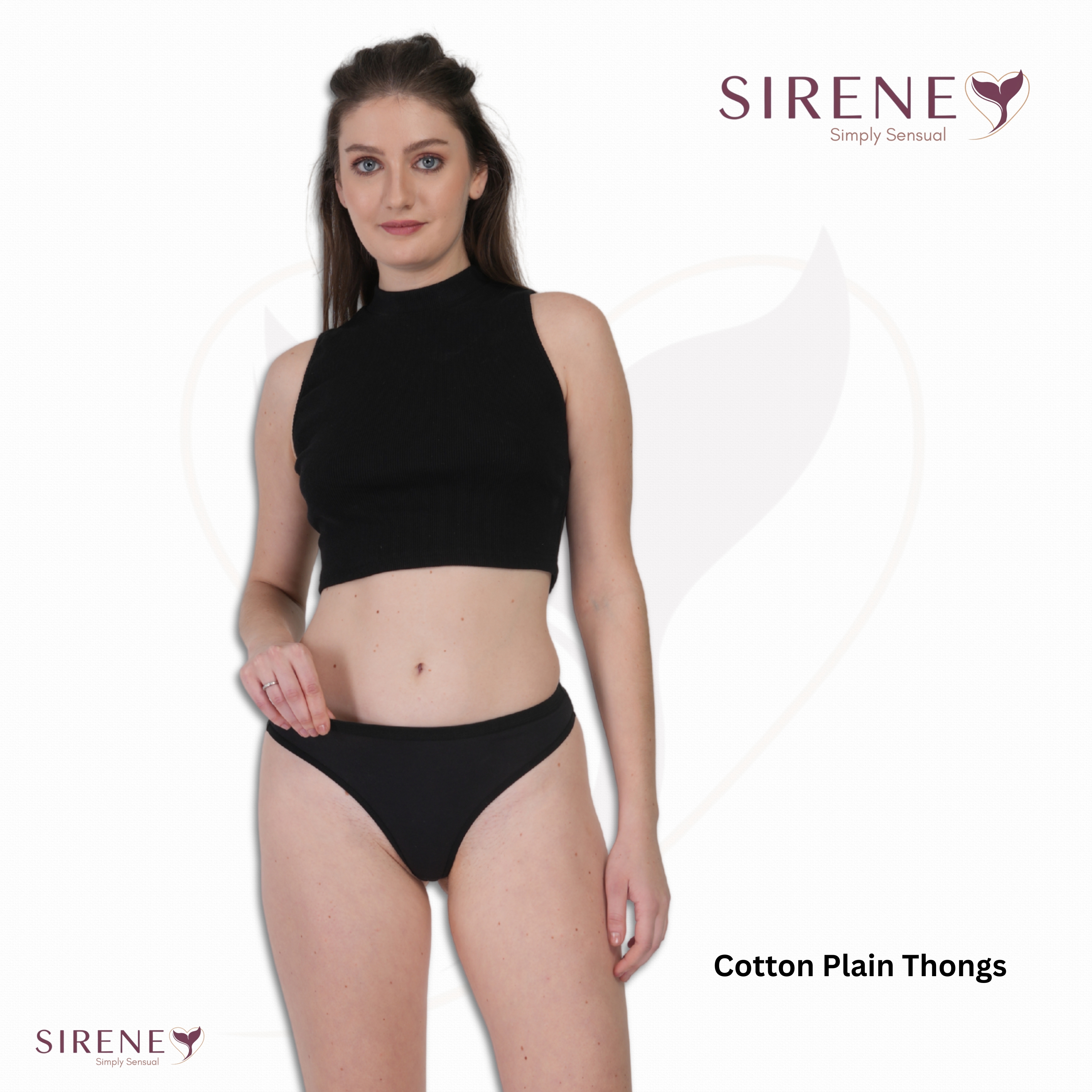Cotton Plain Thongs