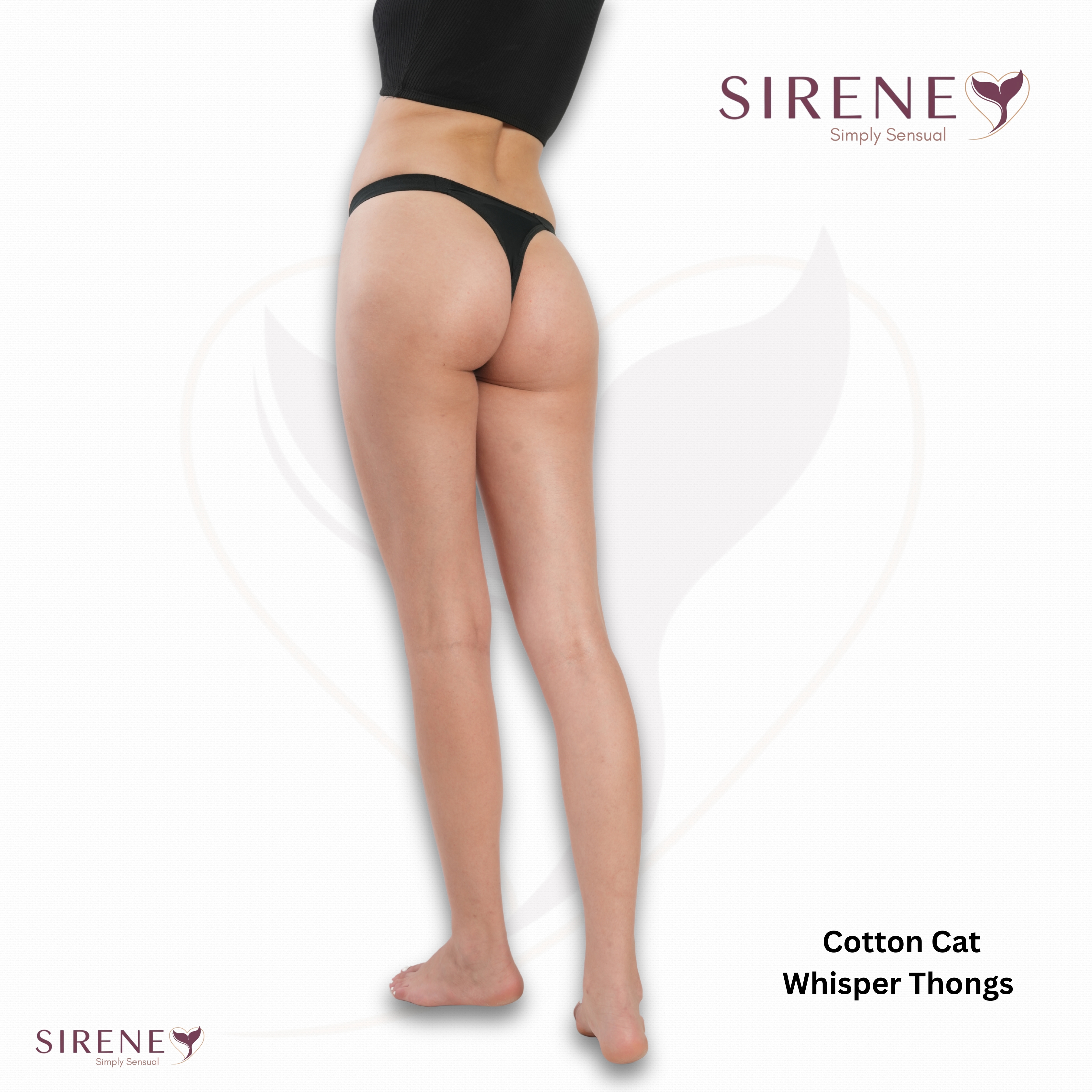 Cotton Cat Whisper Thongs