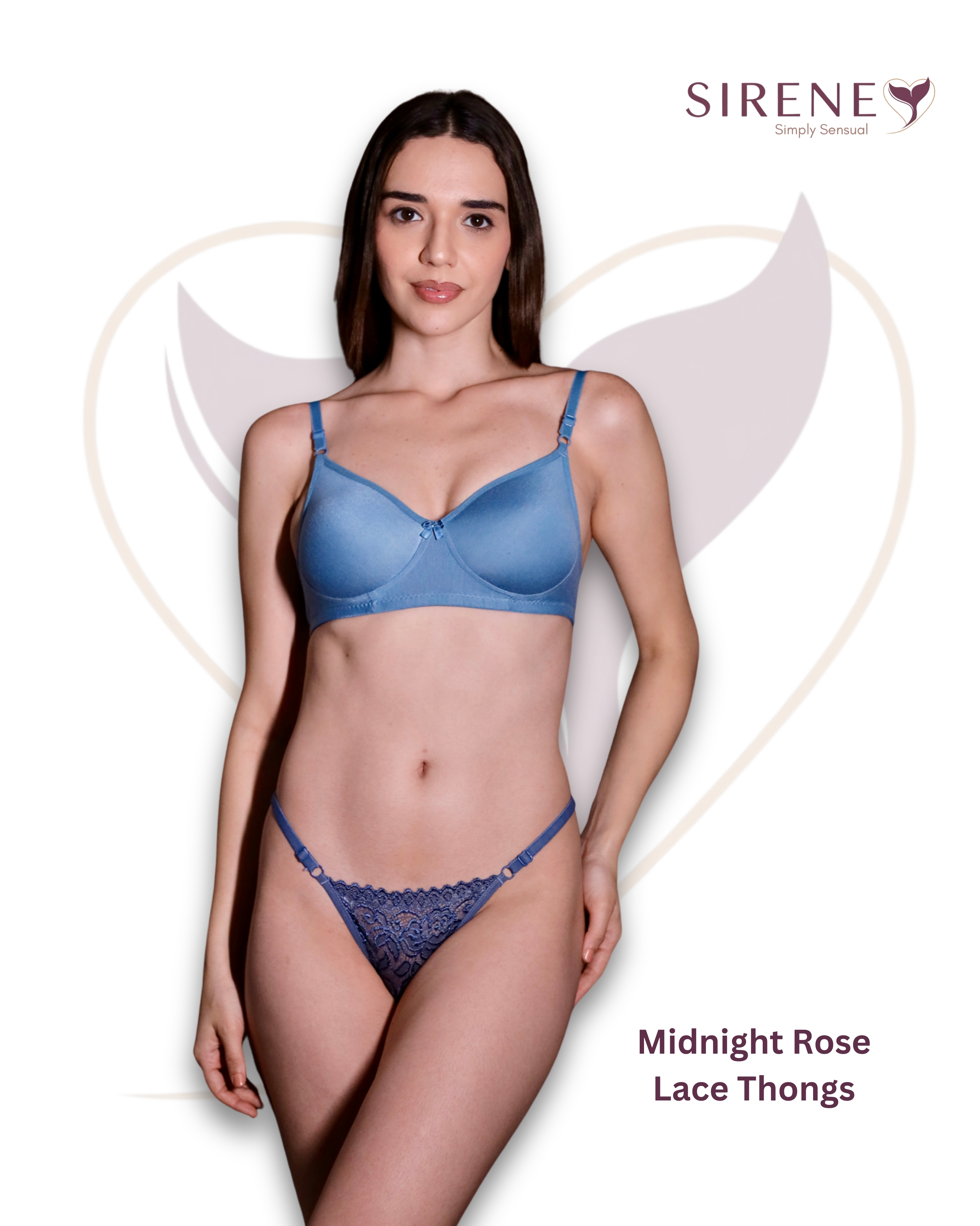 Midnight Rose Lace Thongs