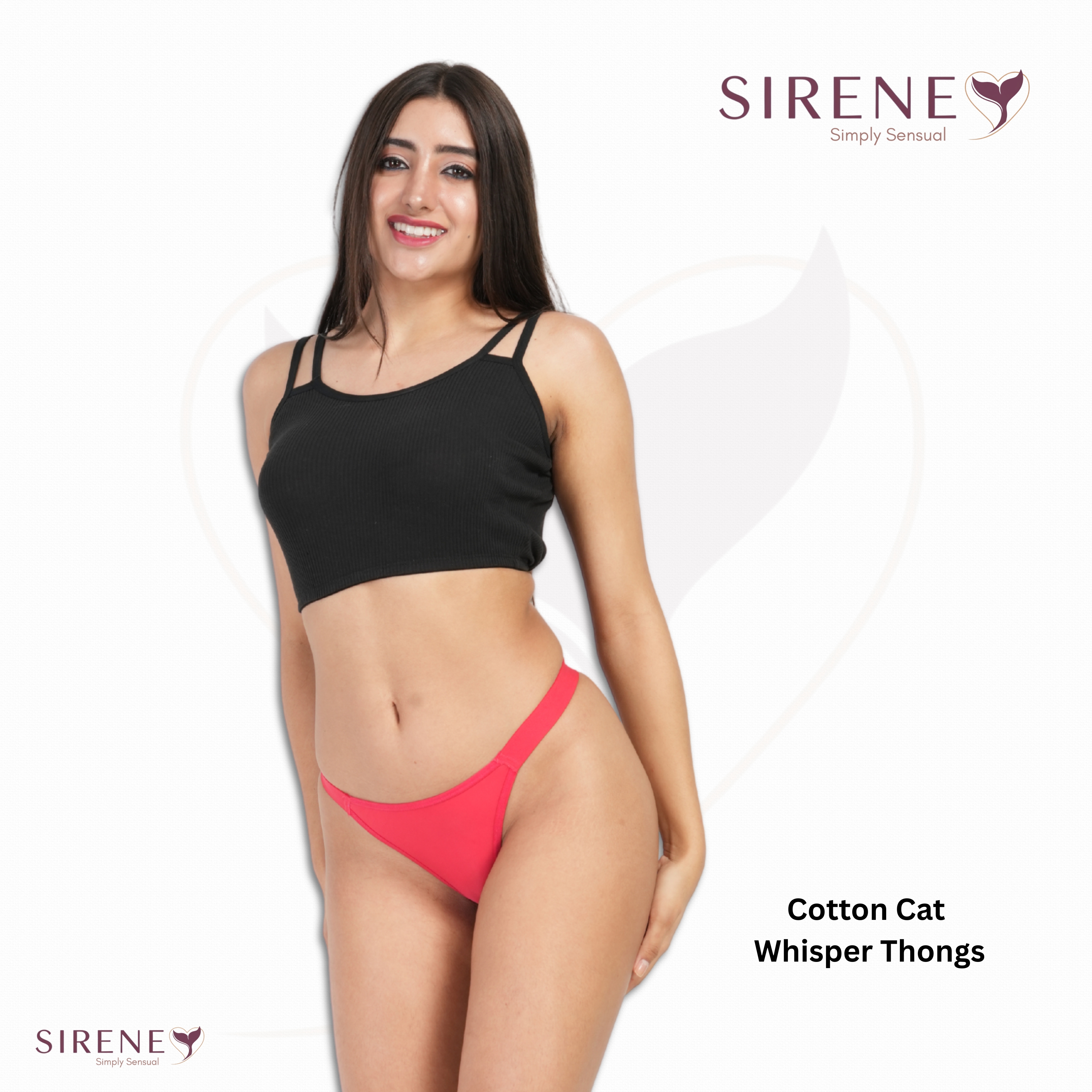 Cotton Cat Whisper Thongs