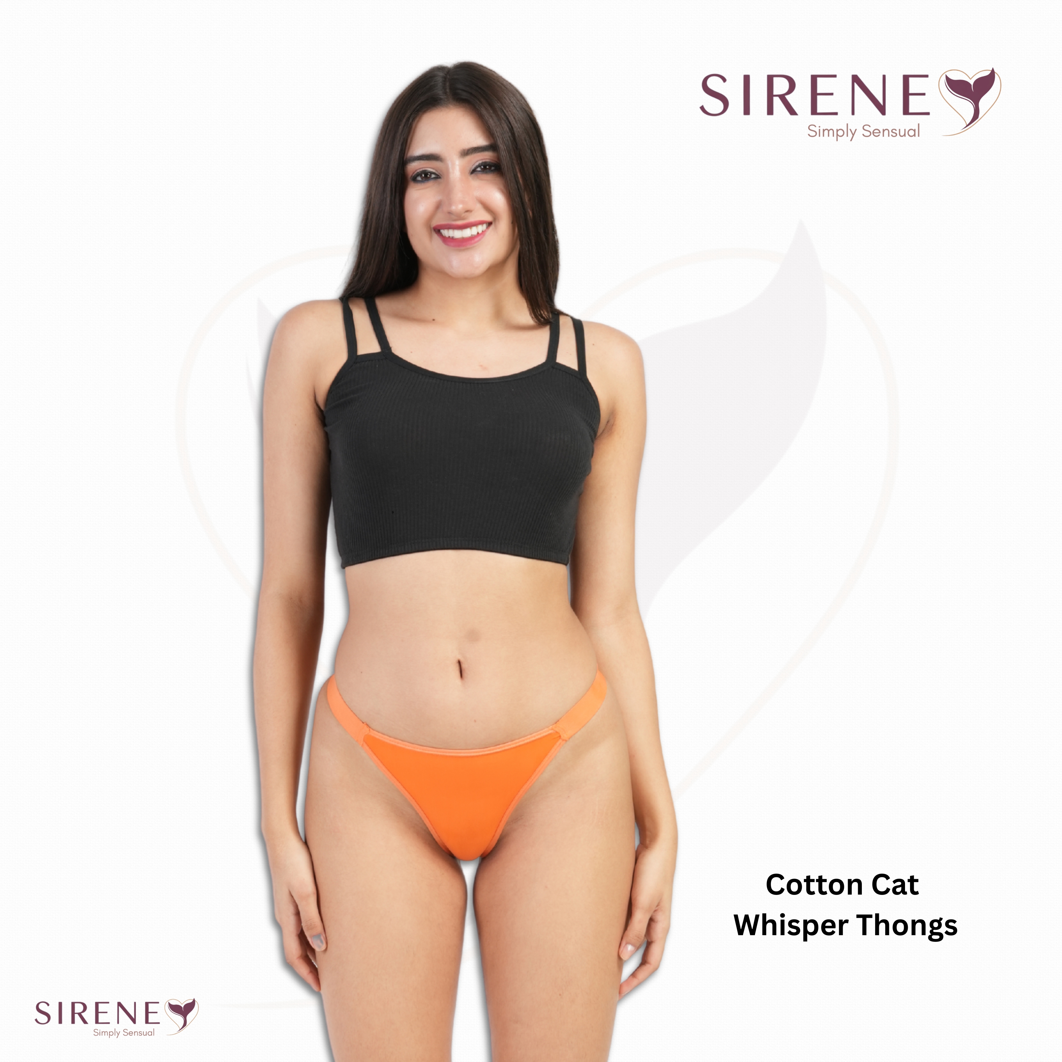 Cotton Cat Whisper Thongs