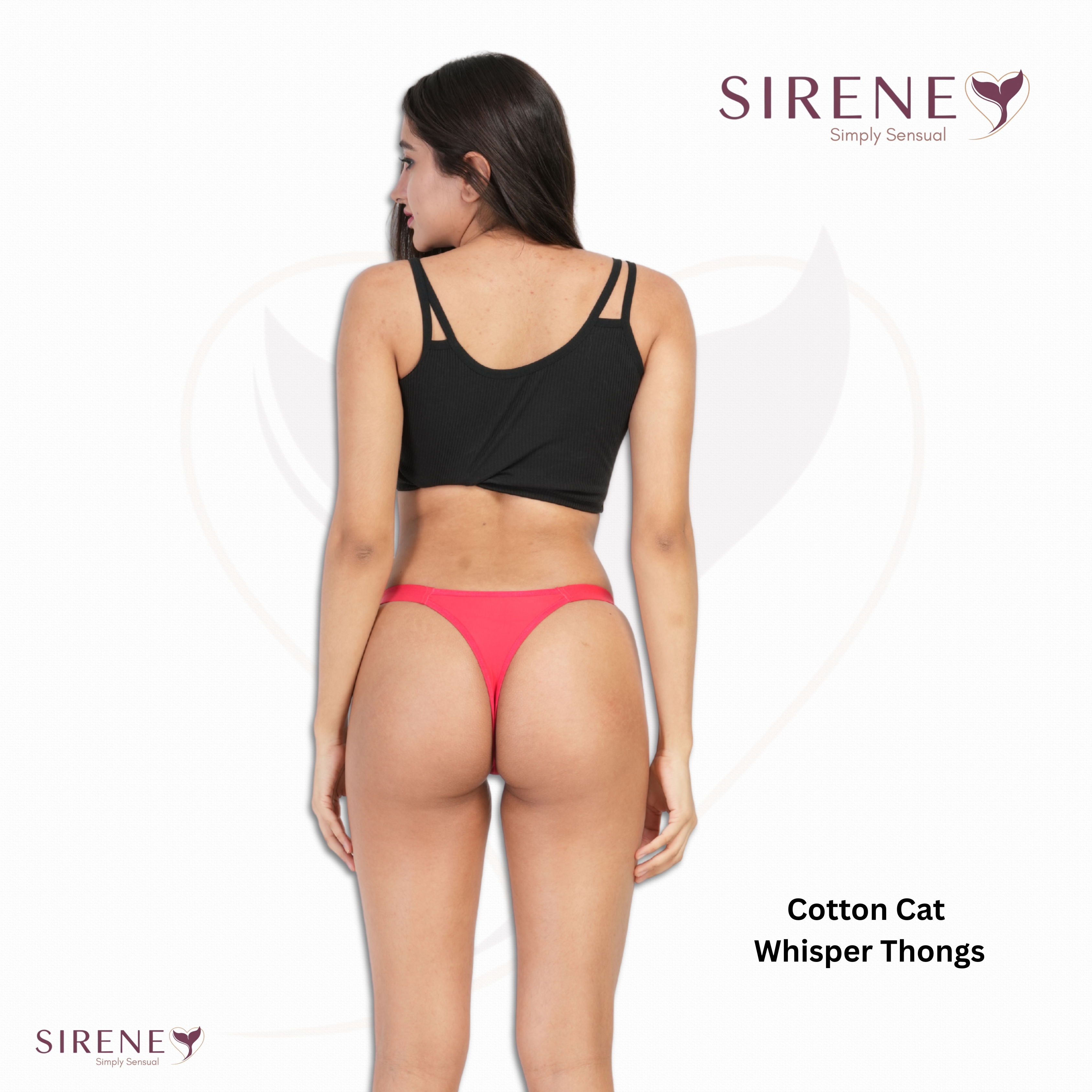Cotton Cat Whisper Thongs