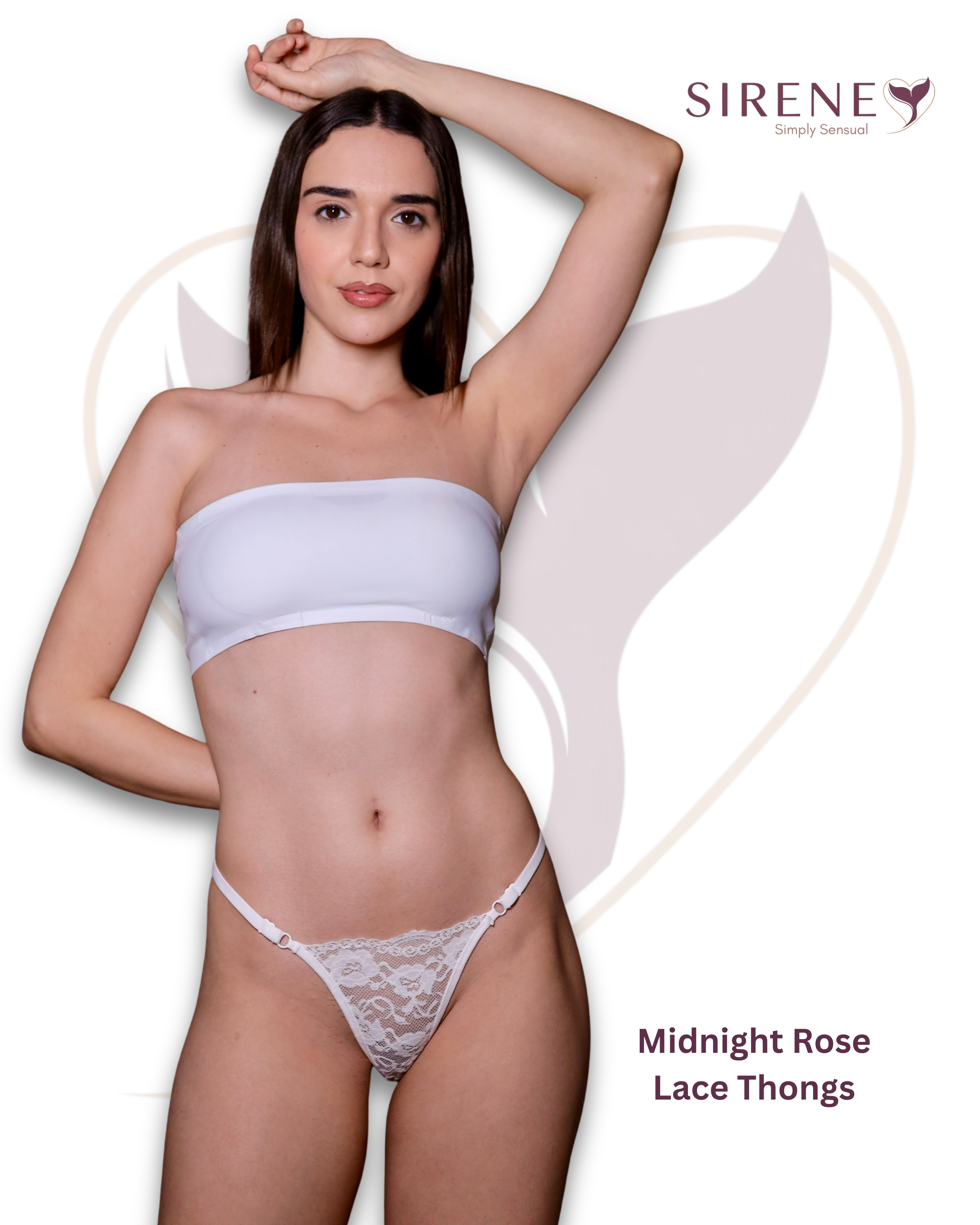 Midnight Rose Lace Thongs