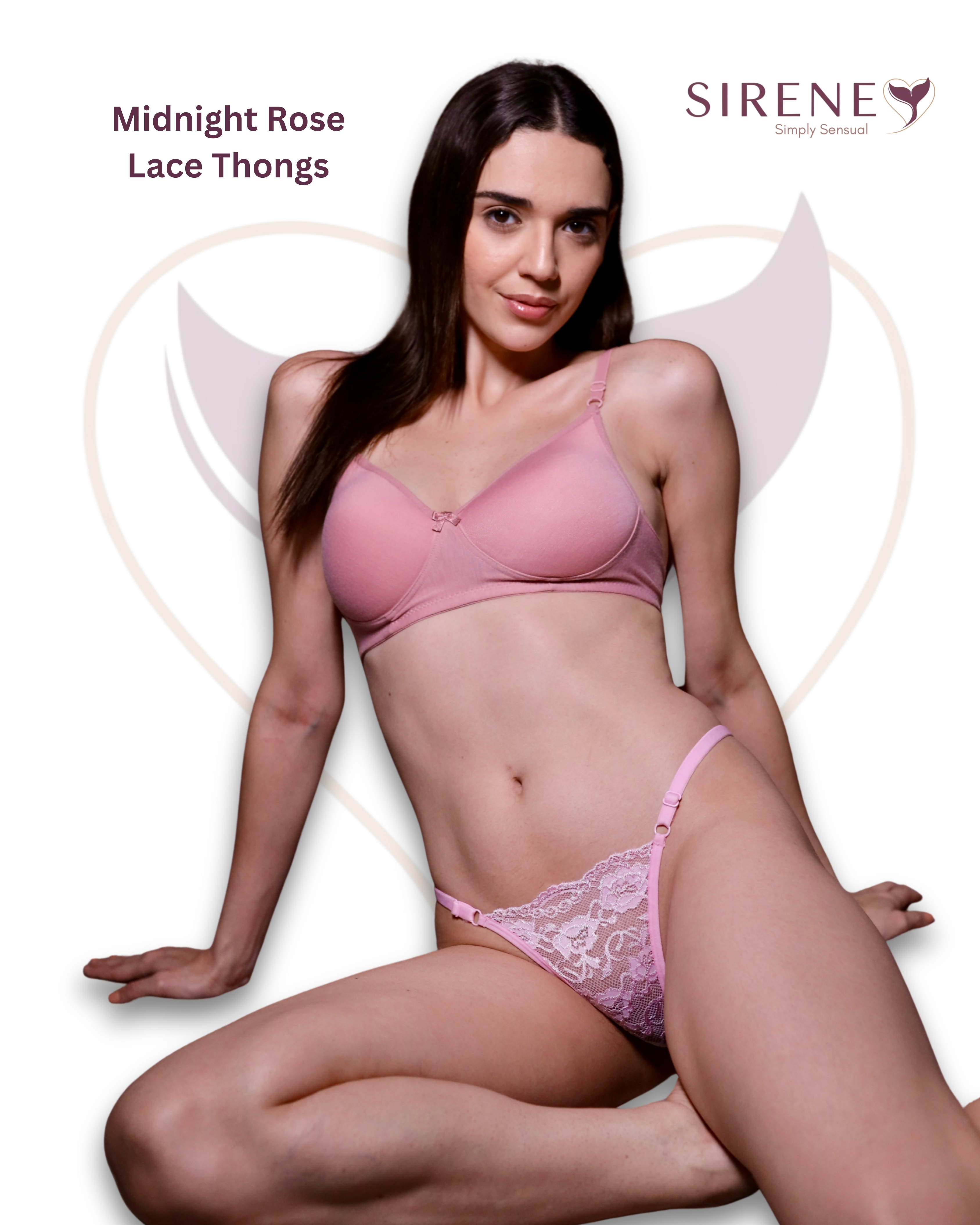Midnight Rose Lace Thongs