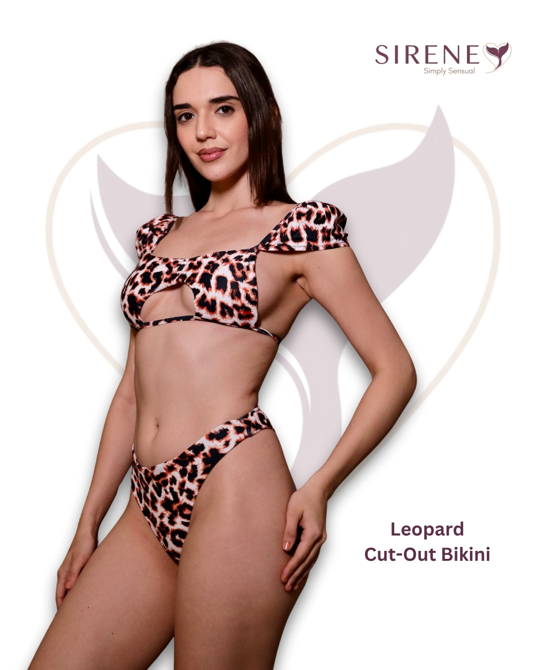 Leopard Cut-Out Bikini