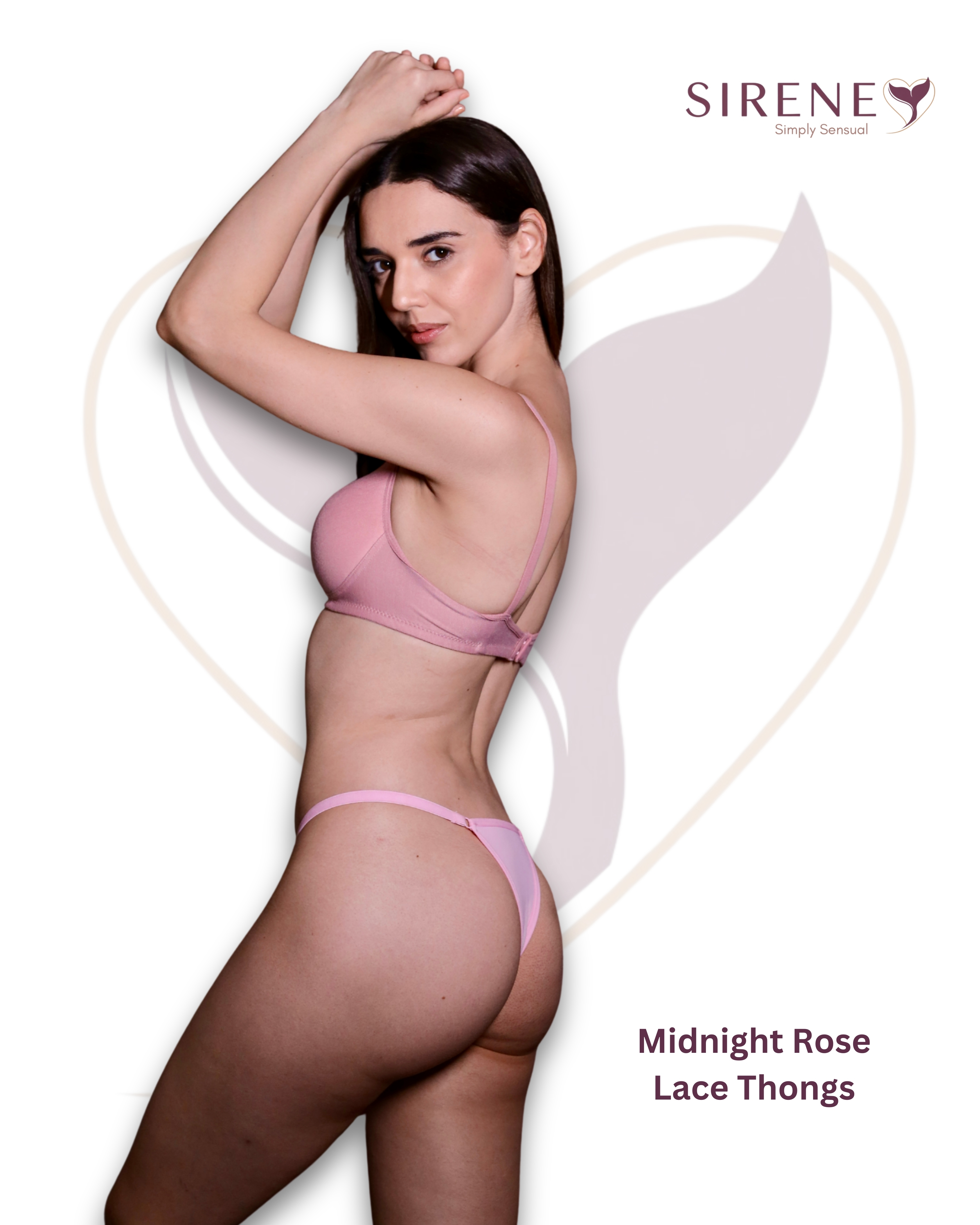 Midnight Rose Lace Thongs