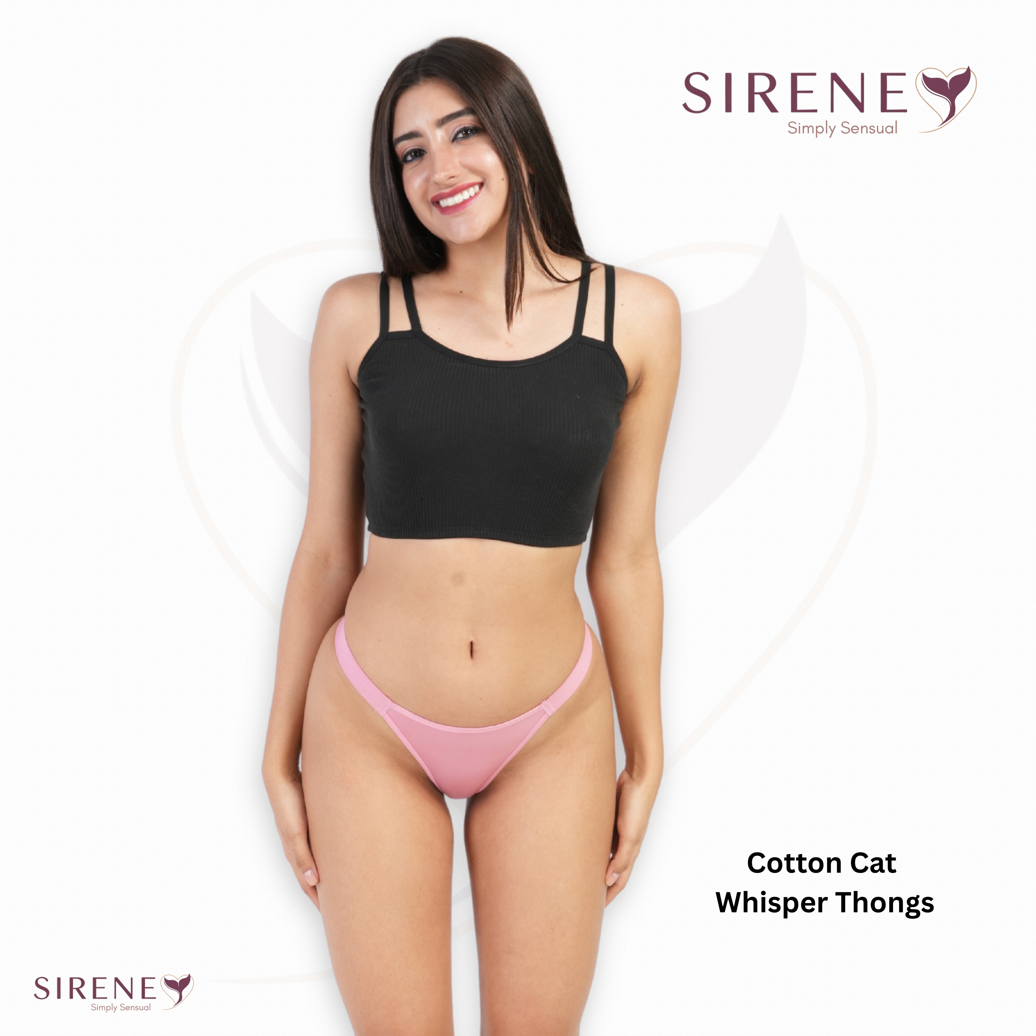 Cotton Cat Whisper Thongs