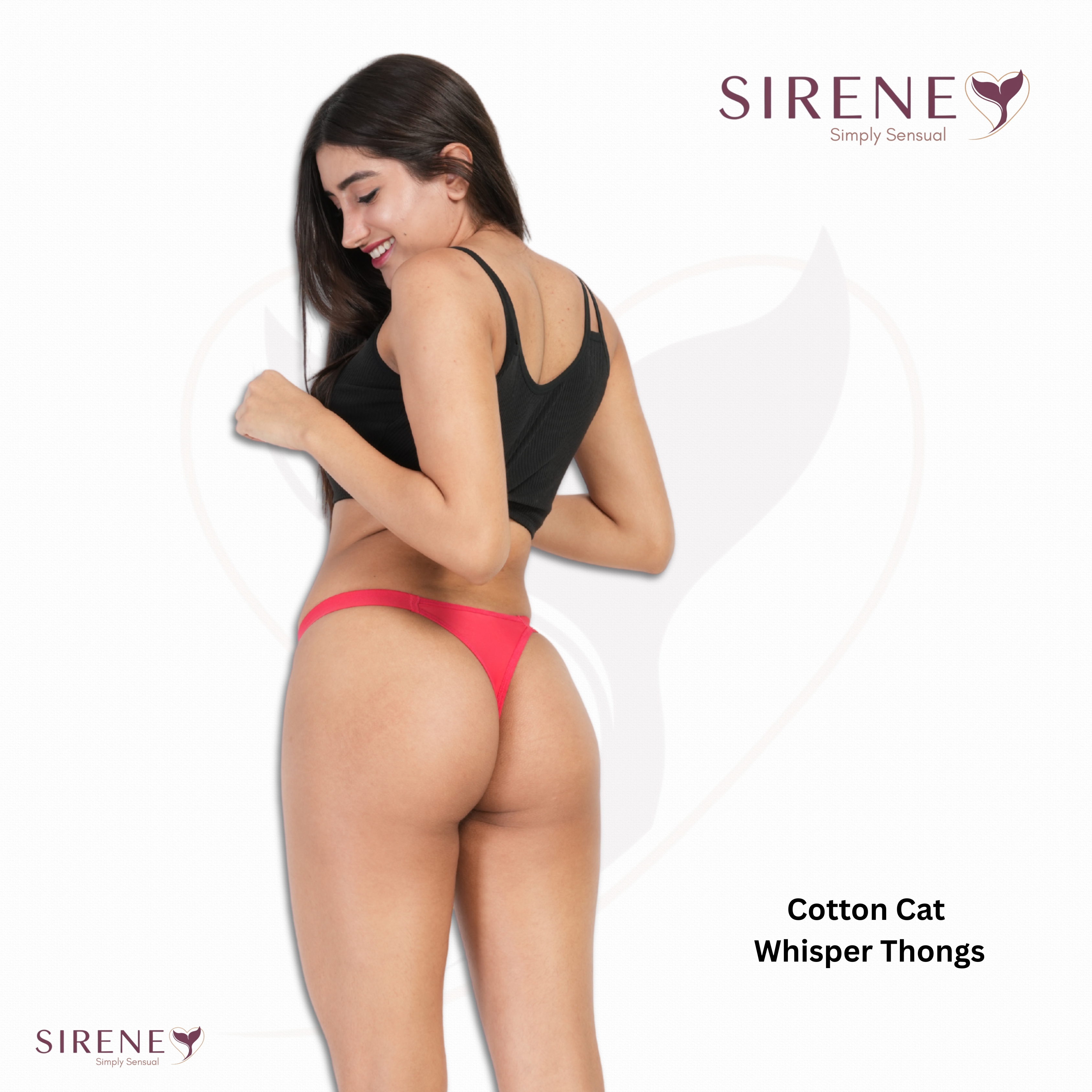 Cotton Cat Whisper Thongs