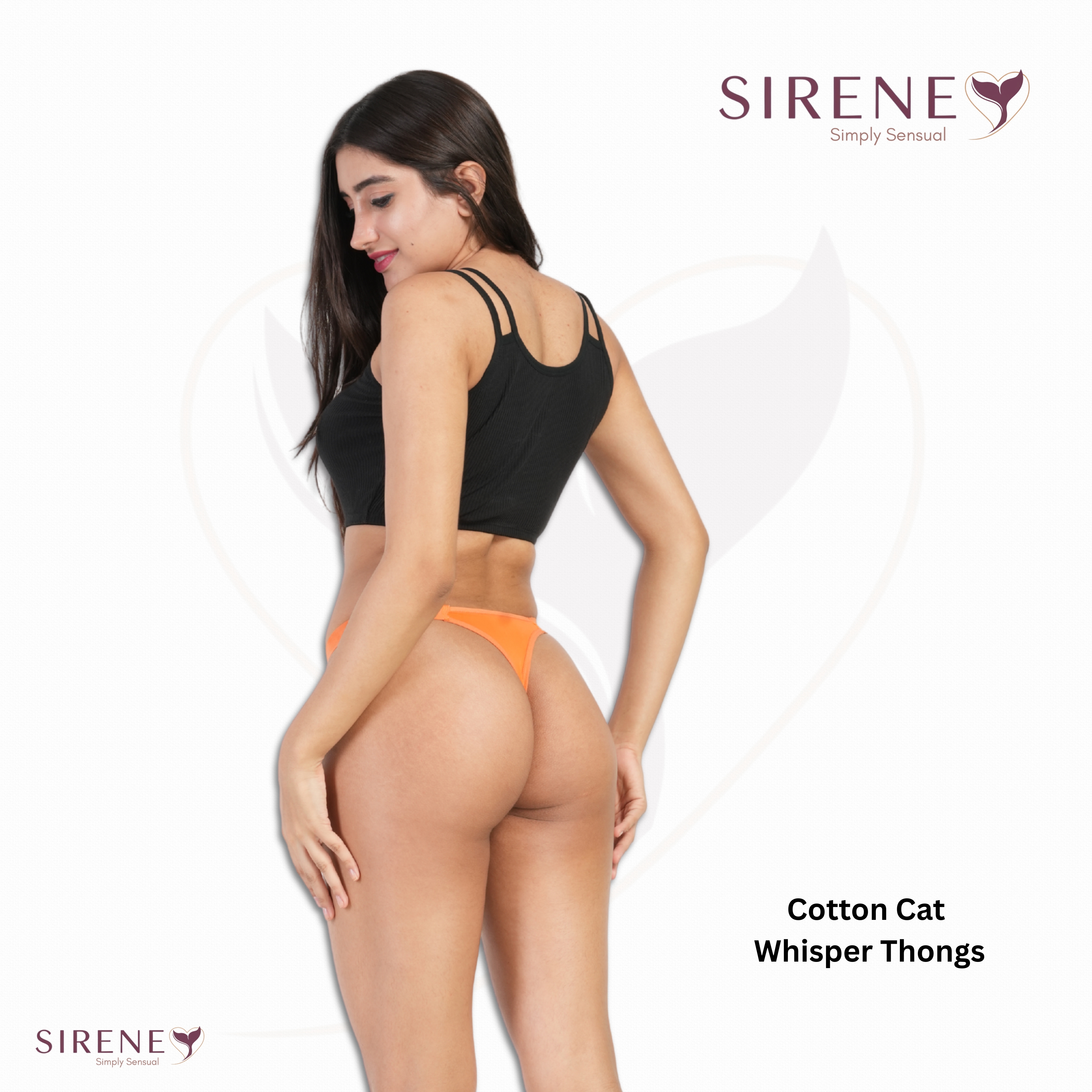 Cotton Cat Whisper Thongs