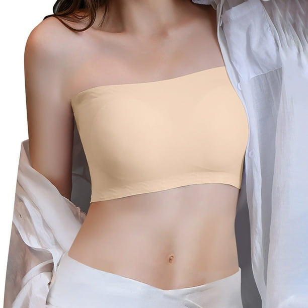 Seamless Bandeau Bra Set