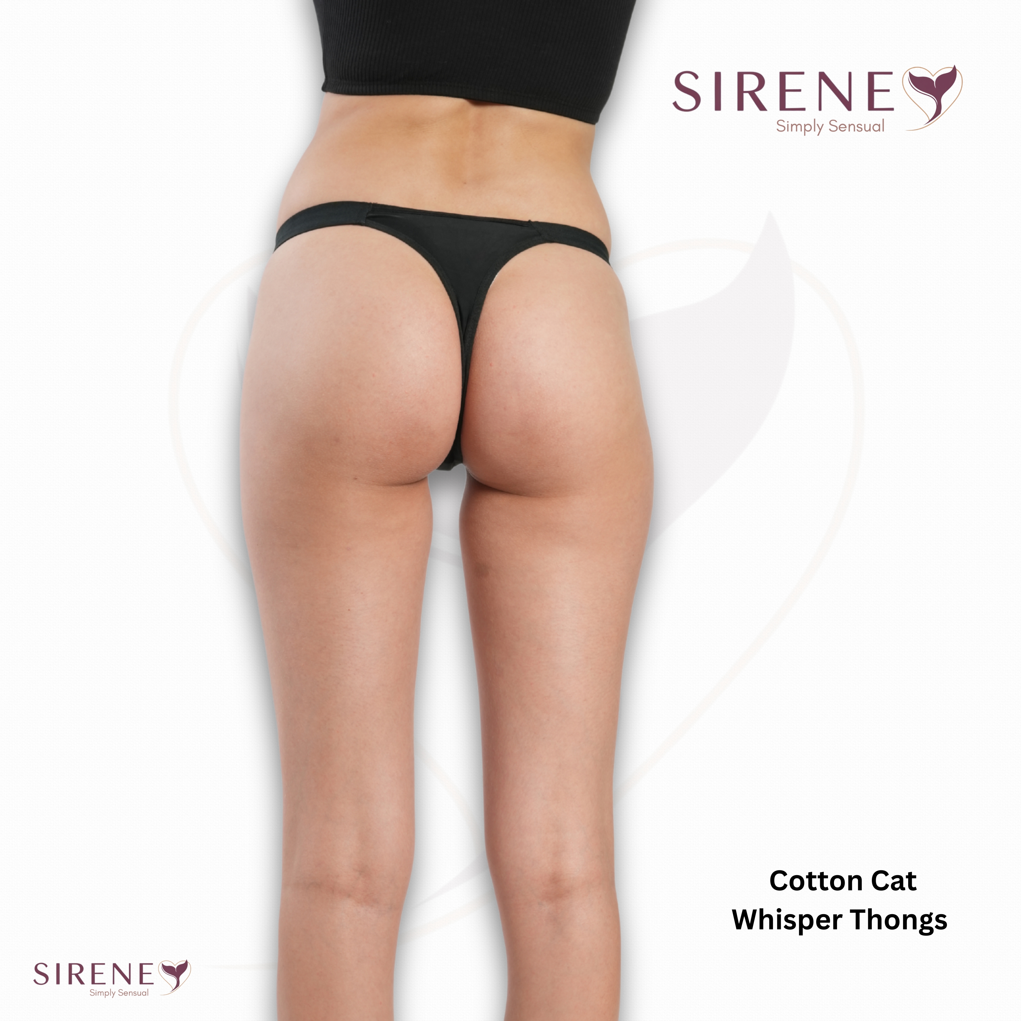 Cotton Cat Whisper Thongs