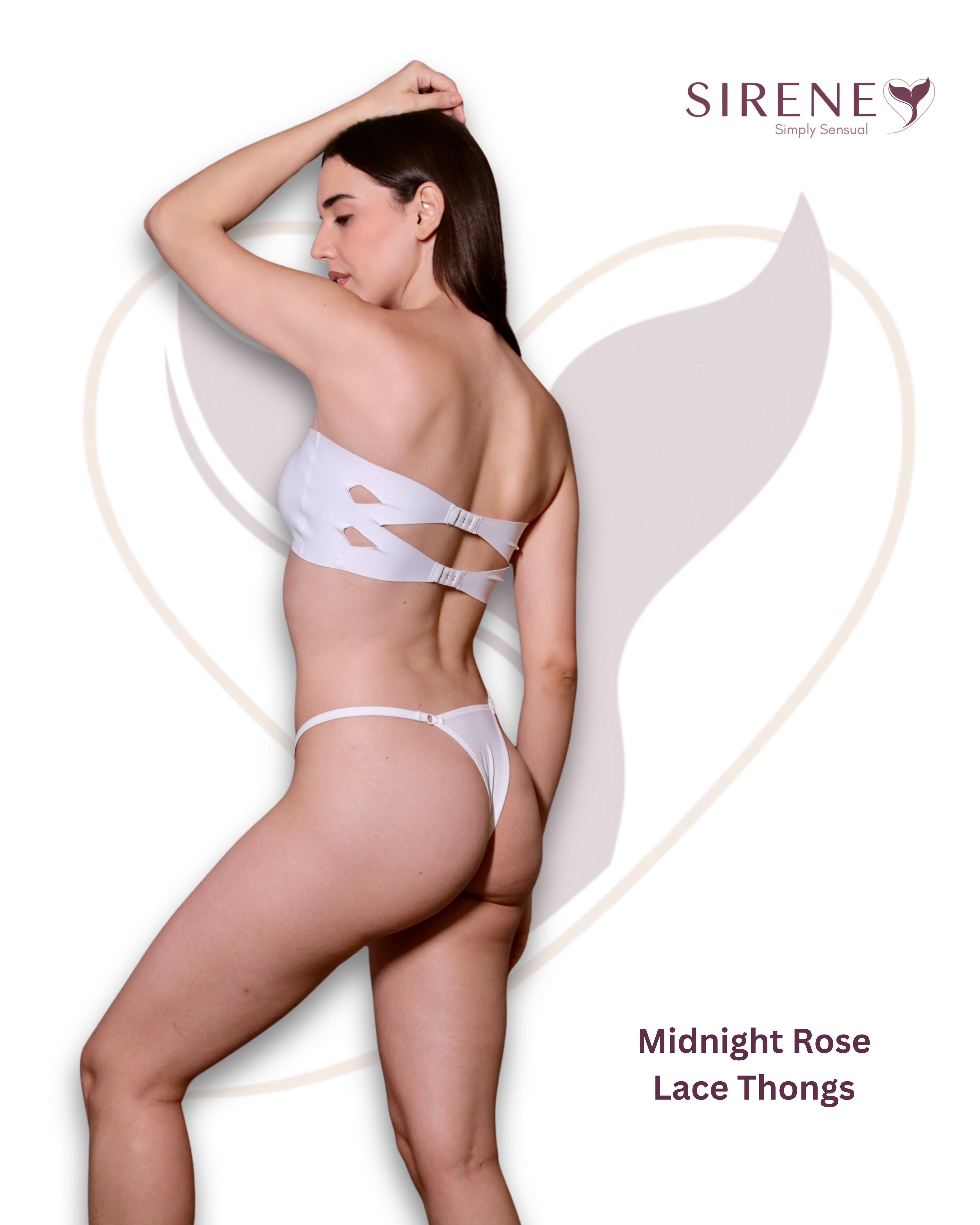 Midnight Rose Lace Thongs