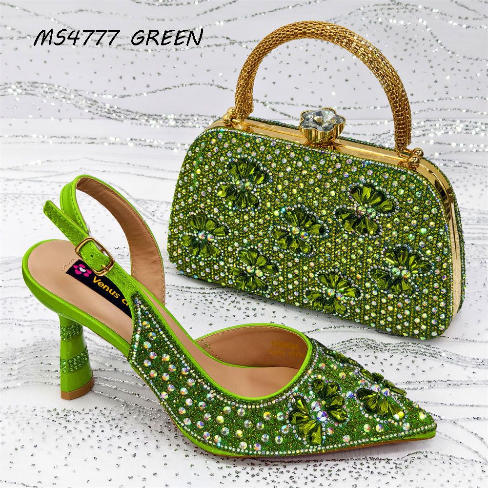 Luxurious Crystal Embellished Shoes and Clutch Purses (Pre-Order)