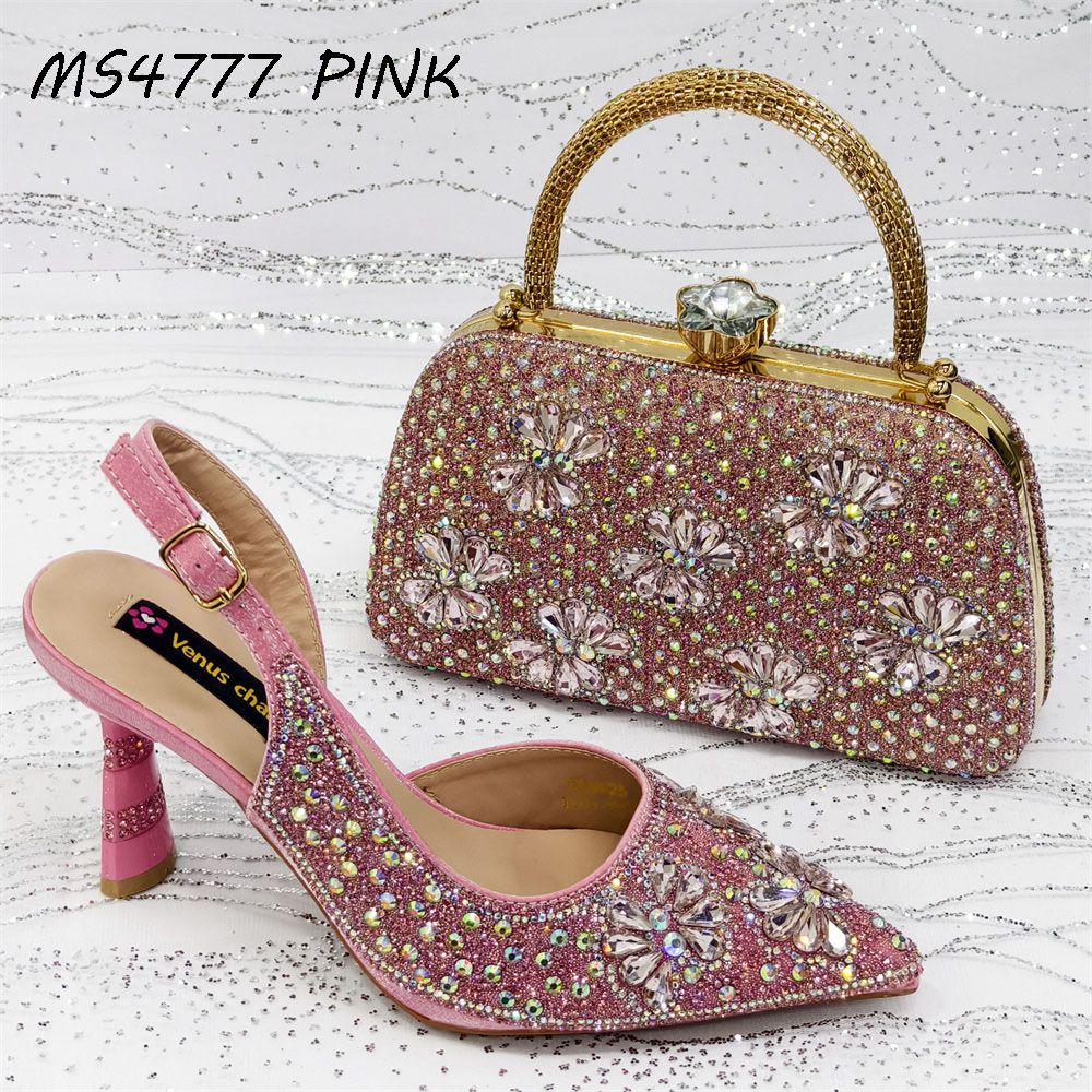 Luxurious Crystal Embellished Shoes and Clutch Purses (Pre-Order)