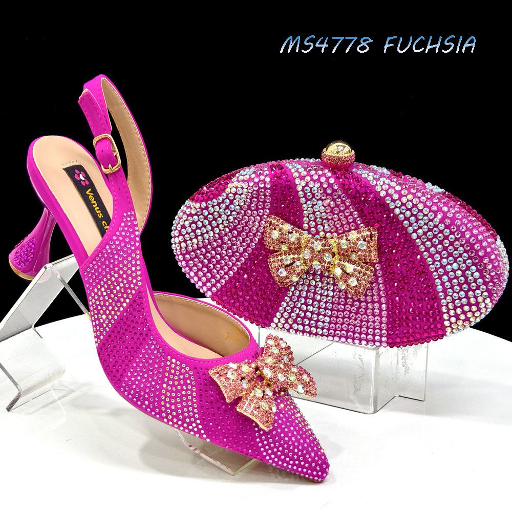 Crystal-Embellished Shoes and Clutch Set (Pre-Order)