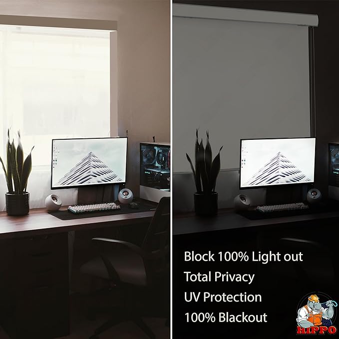 100% Blackout Basic Roller Blinds