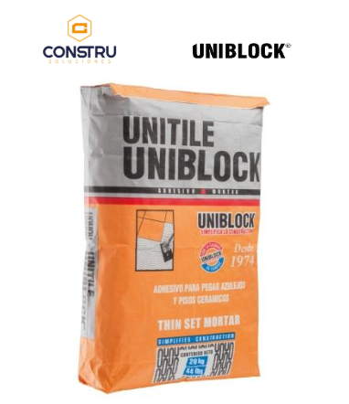 UNIBLOCK UNITLE GRIS 20 KG