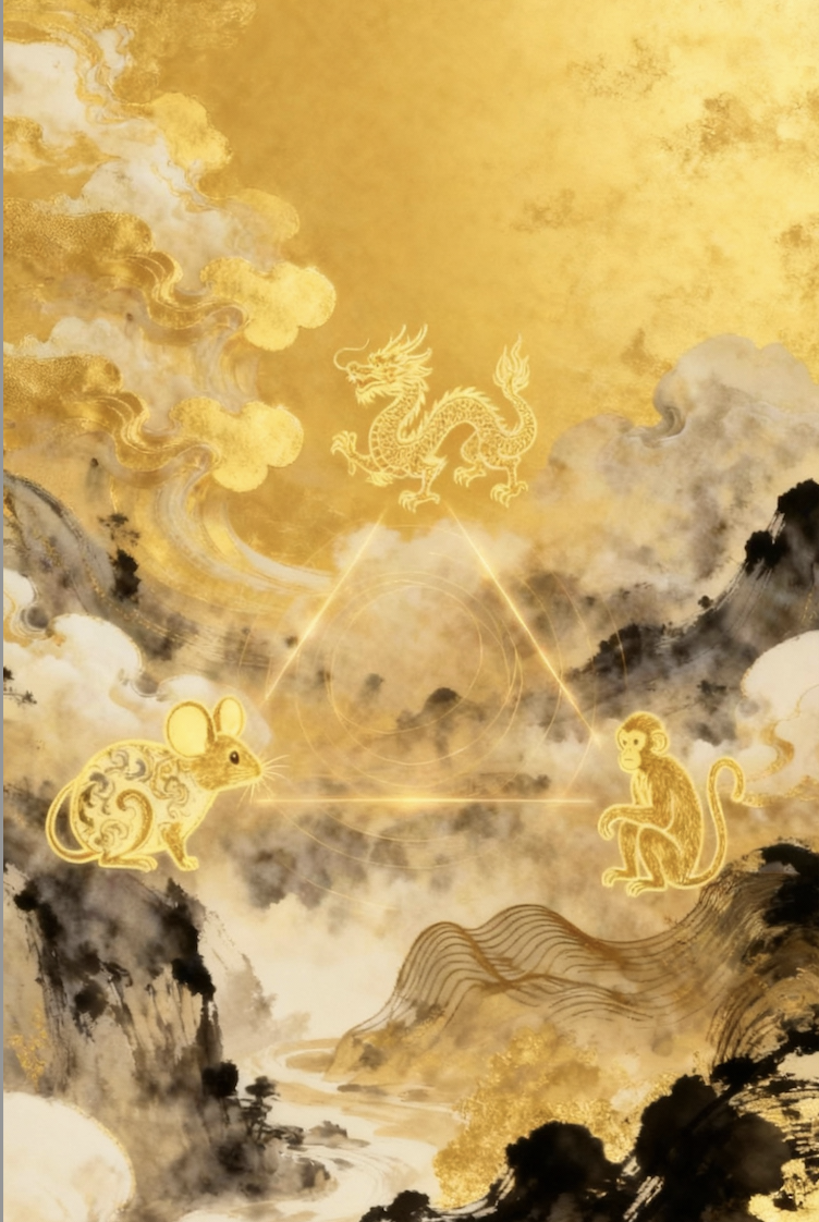 【Shēn Zǐ Chén】Trine – Wisdom, Authority, and Wealth from Change