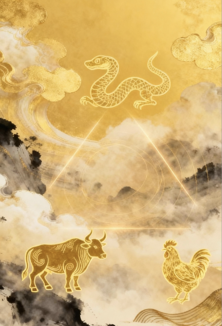 【Sì Yǒu Chǒu】Trine – Financial Fortitude, Fortune, and Well-being