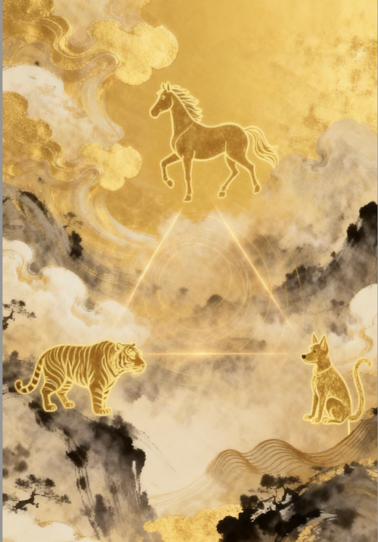 【Yín Wǔ Xū】Trine – Passionate Pioneering, Fortune, and Glory