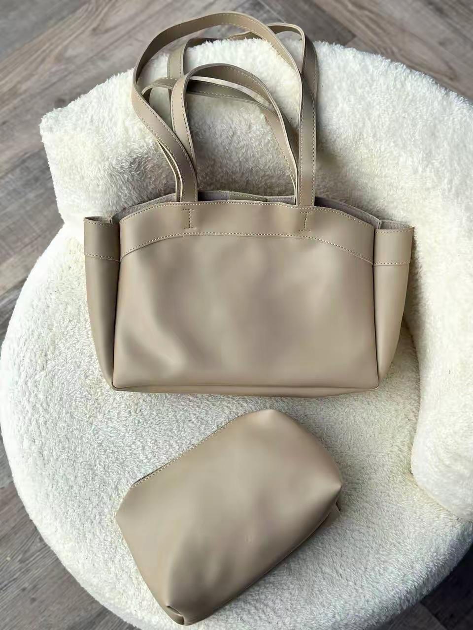 Elegant Beige Handbag Set