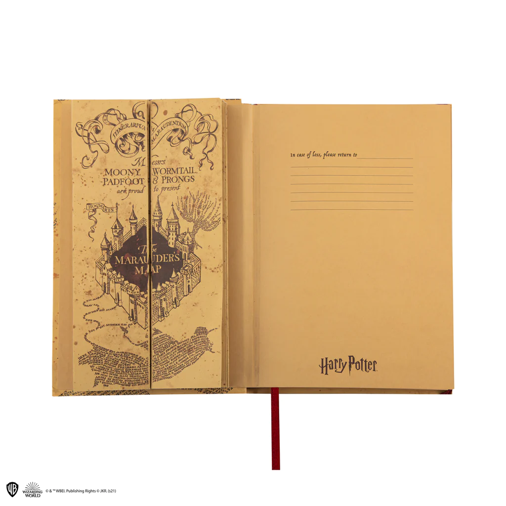Notebook-Foldable Marauder’s Map