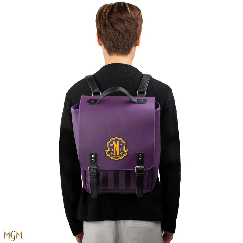 Wednesday - Backpack Nevermore Academy Purple