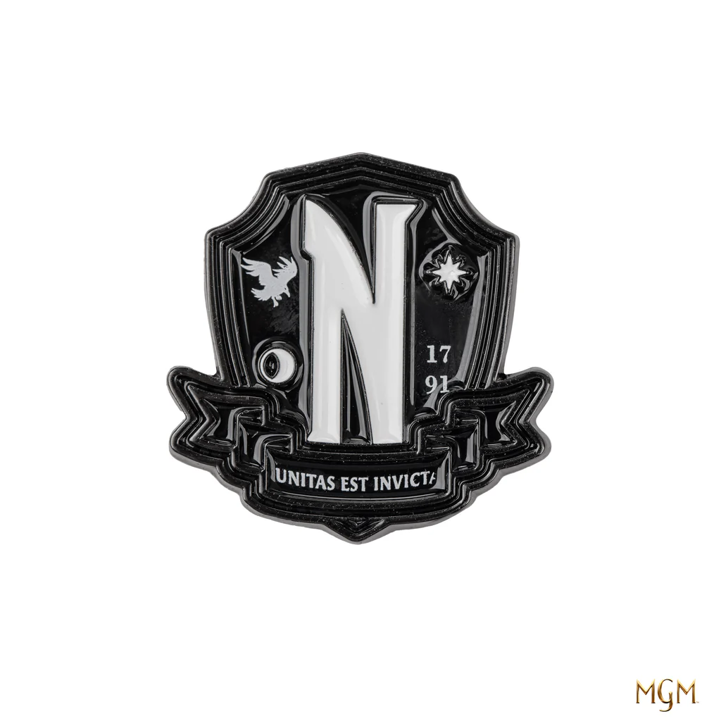 Wednesday Set Of 2 Pin Badge-Nevermore Academy