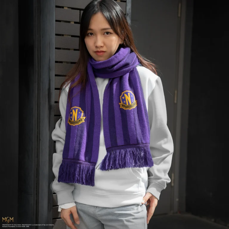 Scarf – Nevermore Academy Purple