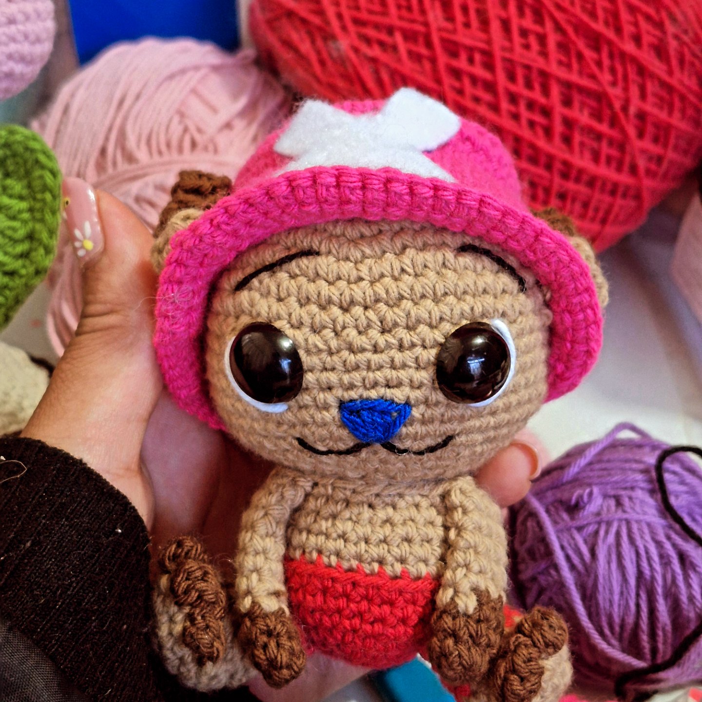 Muñeco de ganchillo Tony Tony Chopper