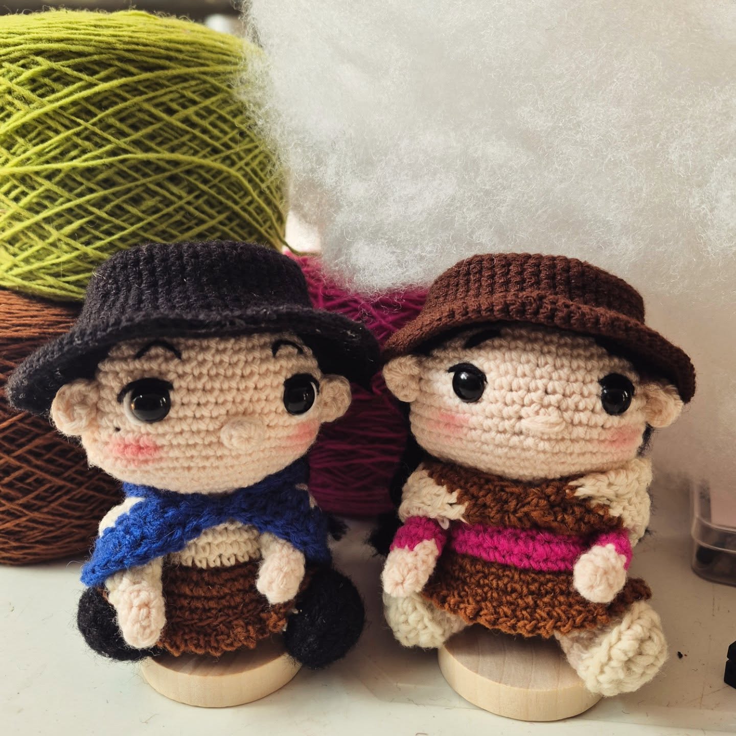 Muñecos de ganchillo