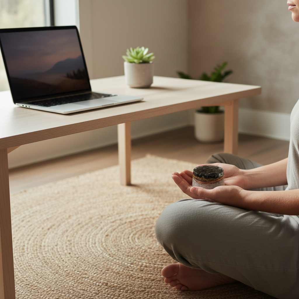 OrgoniTy Redondo Individual Hematita 