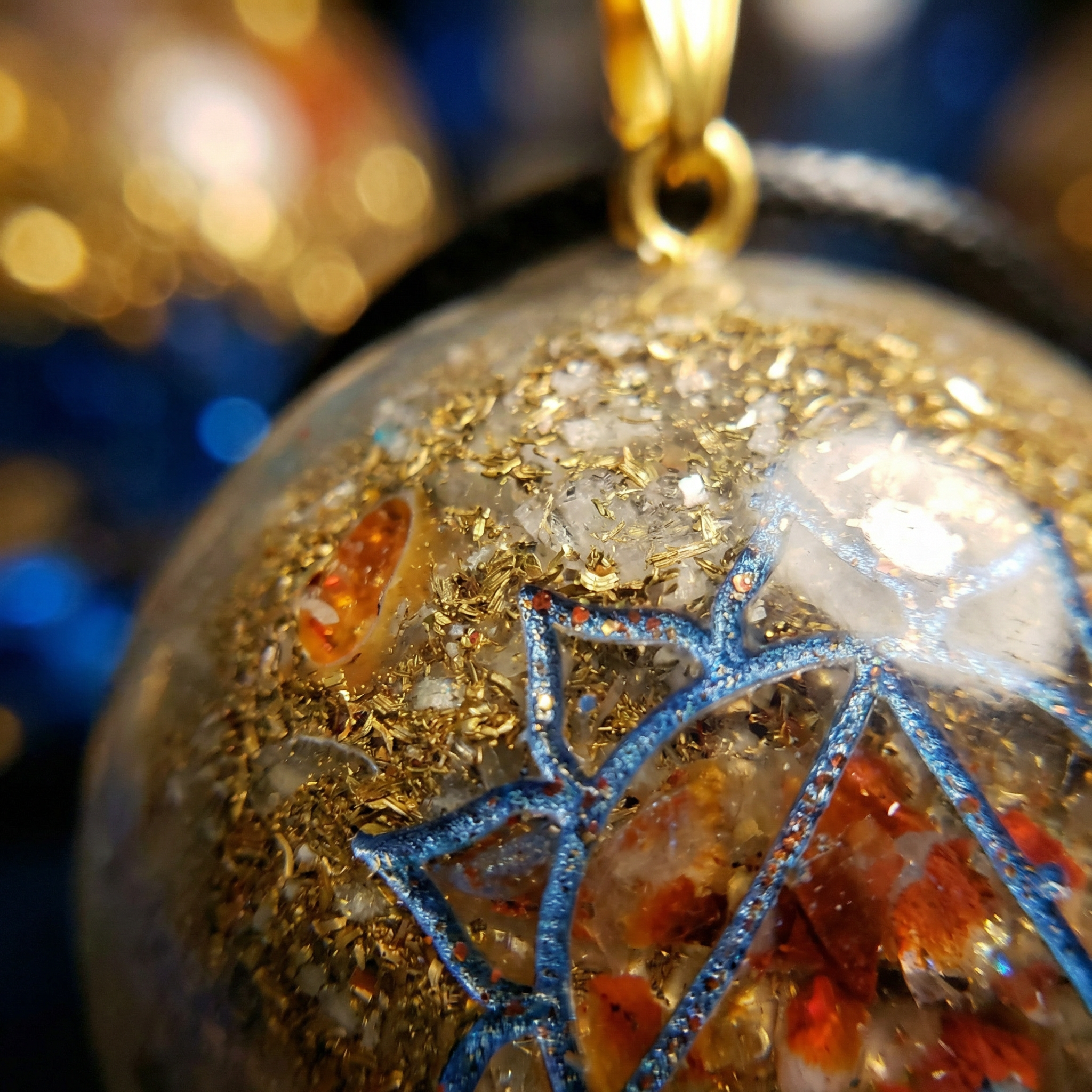 Pingente Orgonite Chakra Manipura