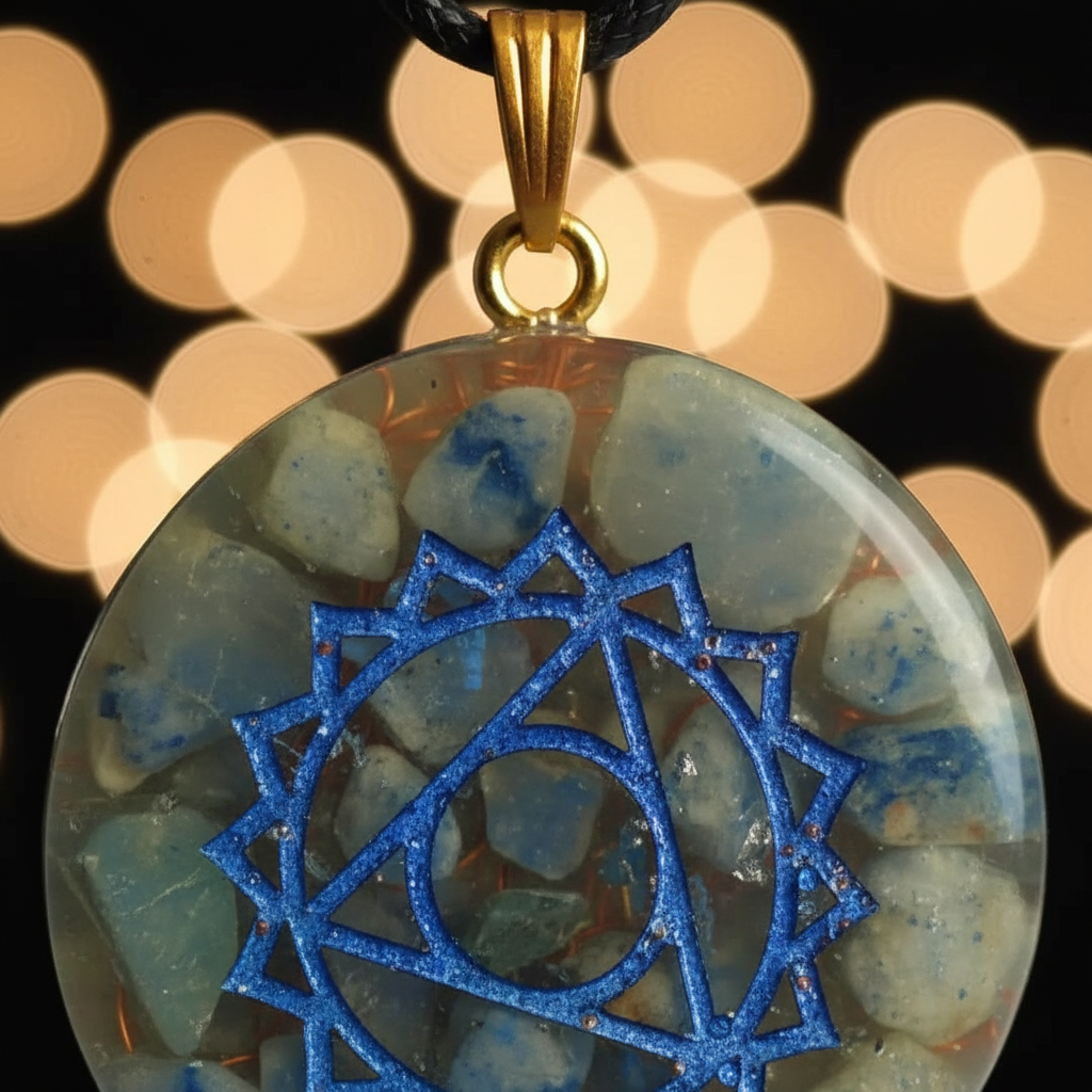 Sinergia de Quartzo Azul e Selenita