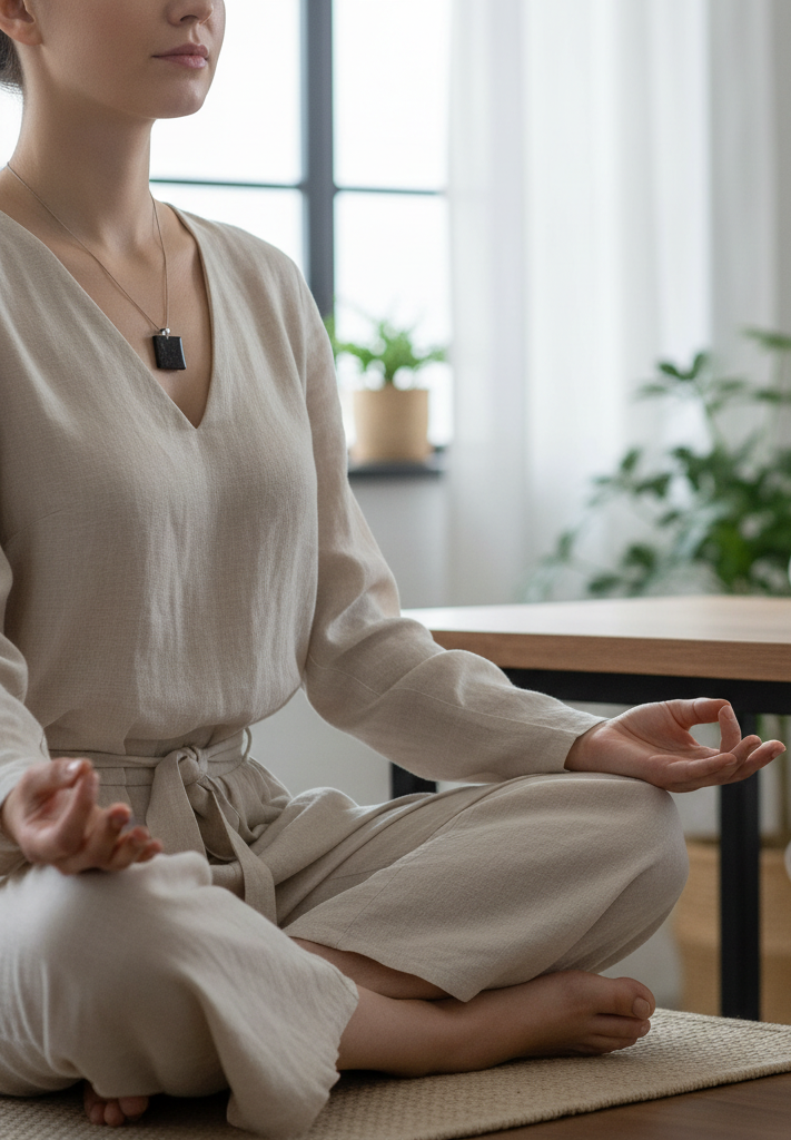 Pingente Quadrado Turmalina