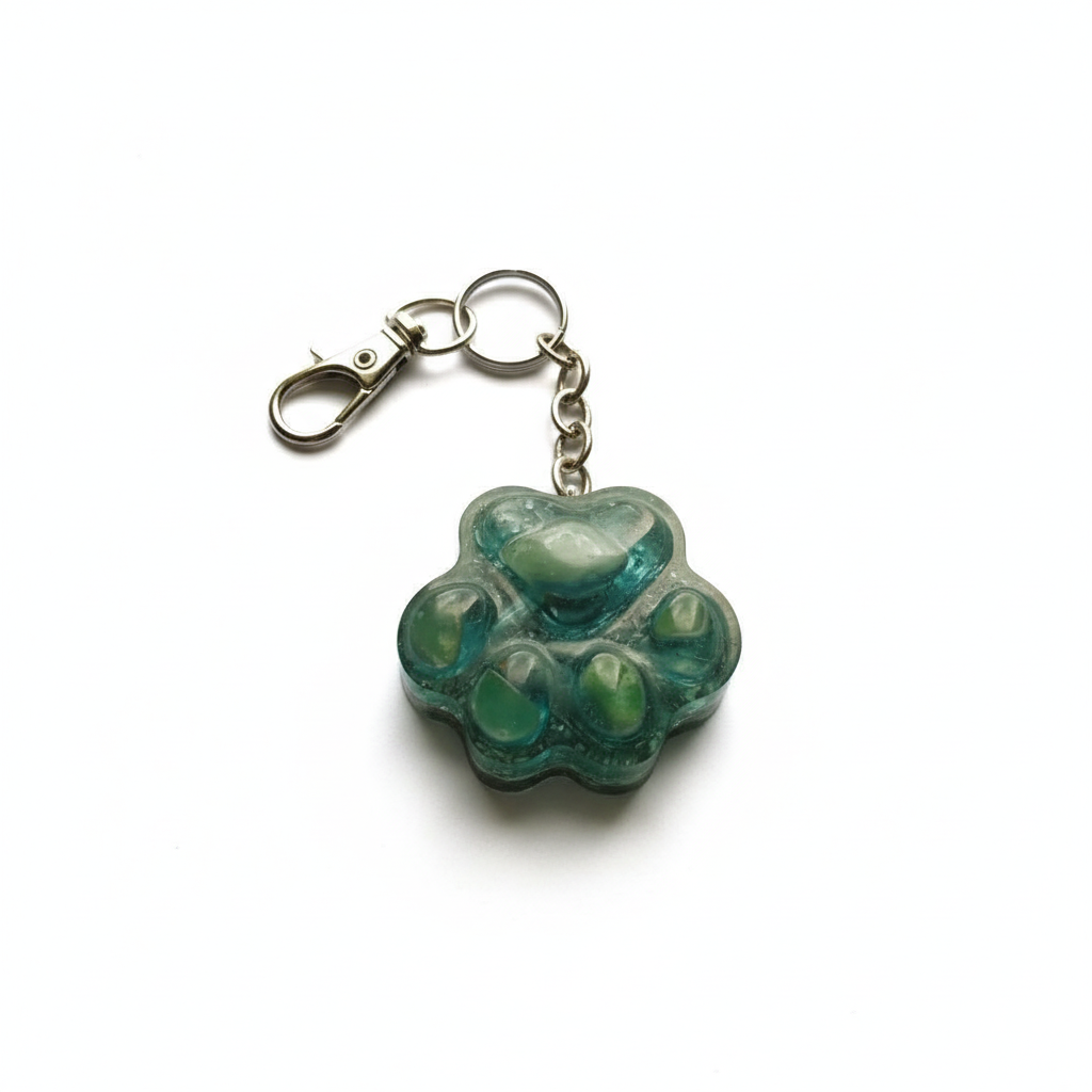 Chaveiro Orgonity Quartzo  Quartzo Verde