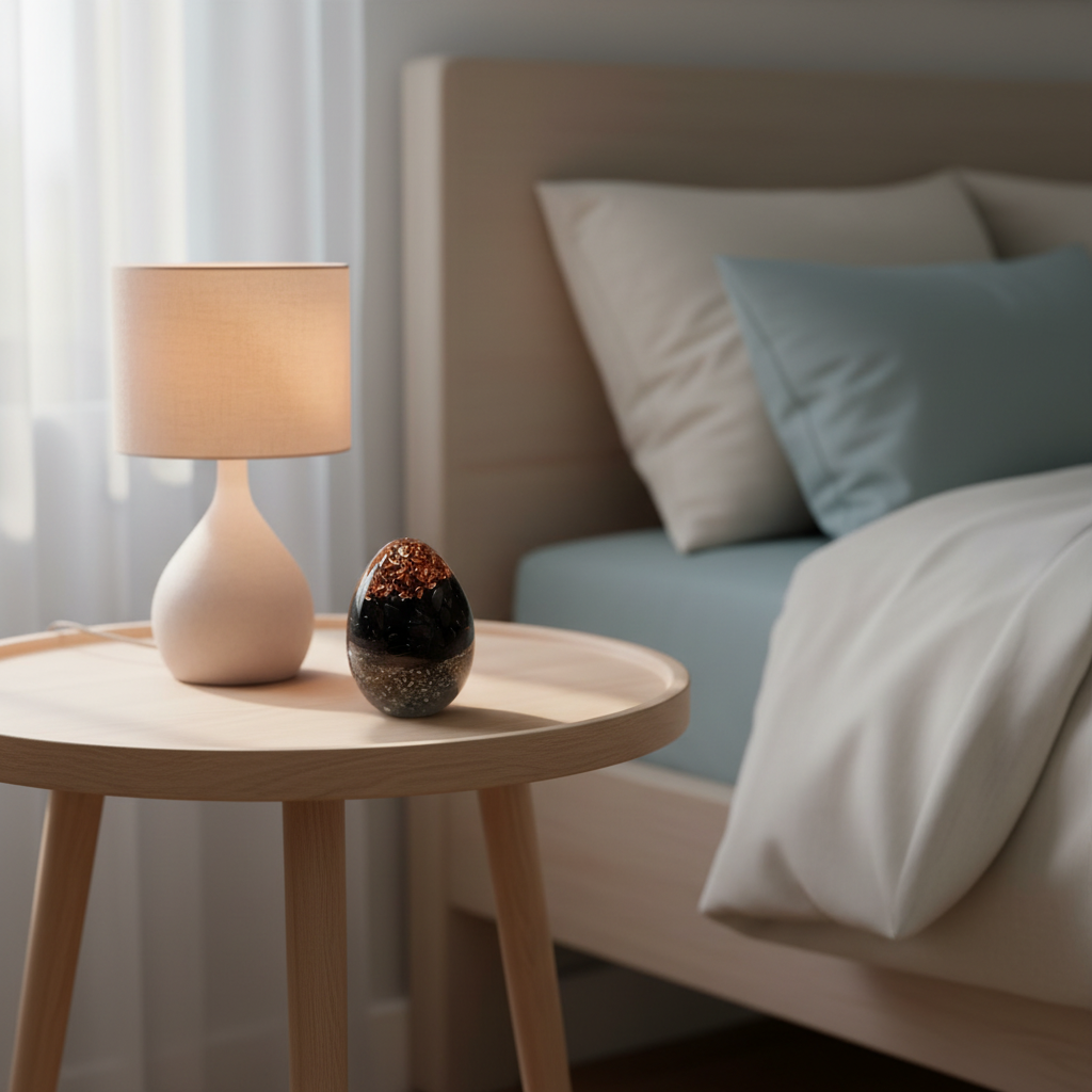 OrgoniTy Oval Proteção Profunda e Equilíbrio do Lar