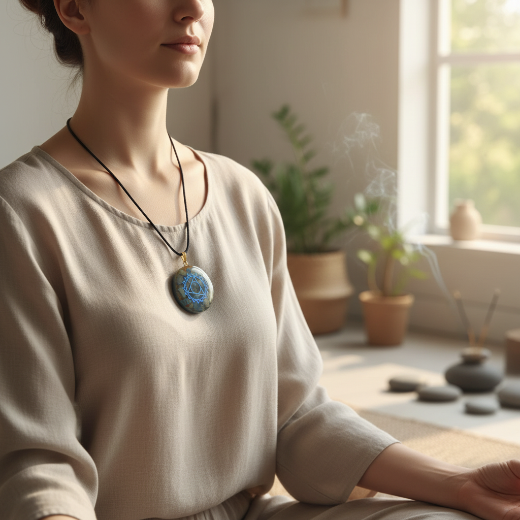 Sinergia de Quartzo Azul e Selenita