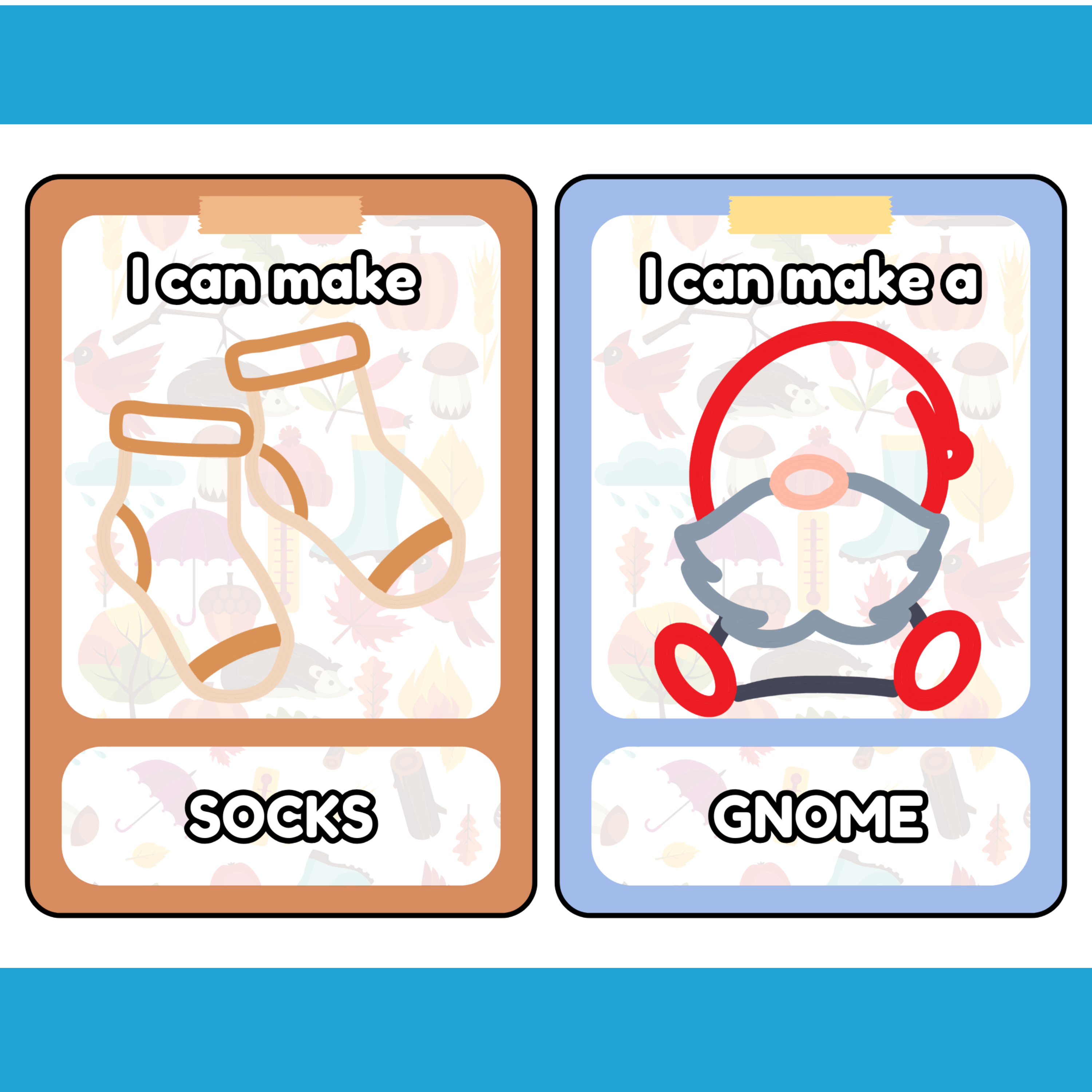 Fall Playdough Mats – Fine Motor Printable Activities for Preschool