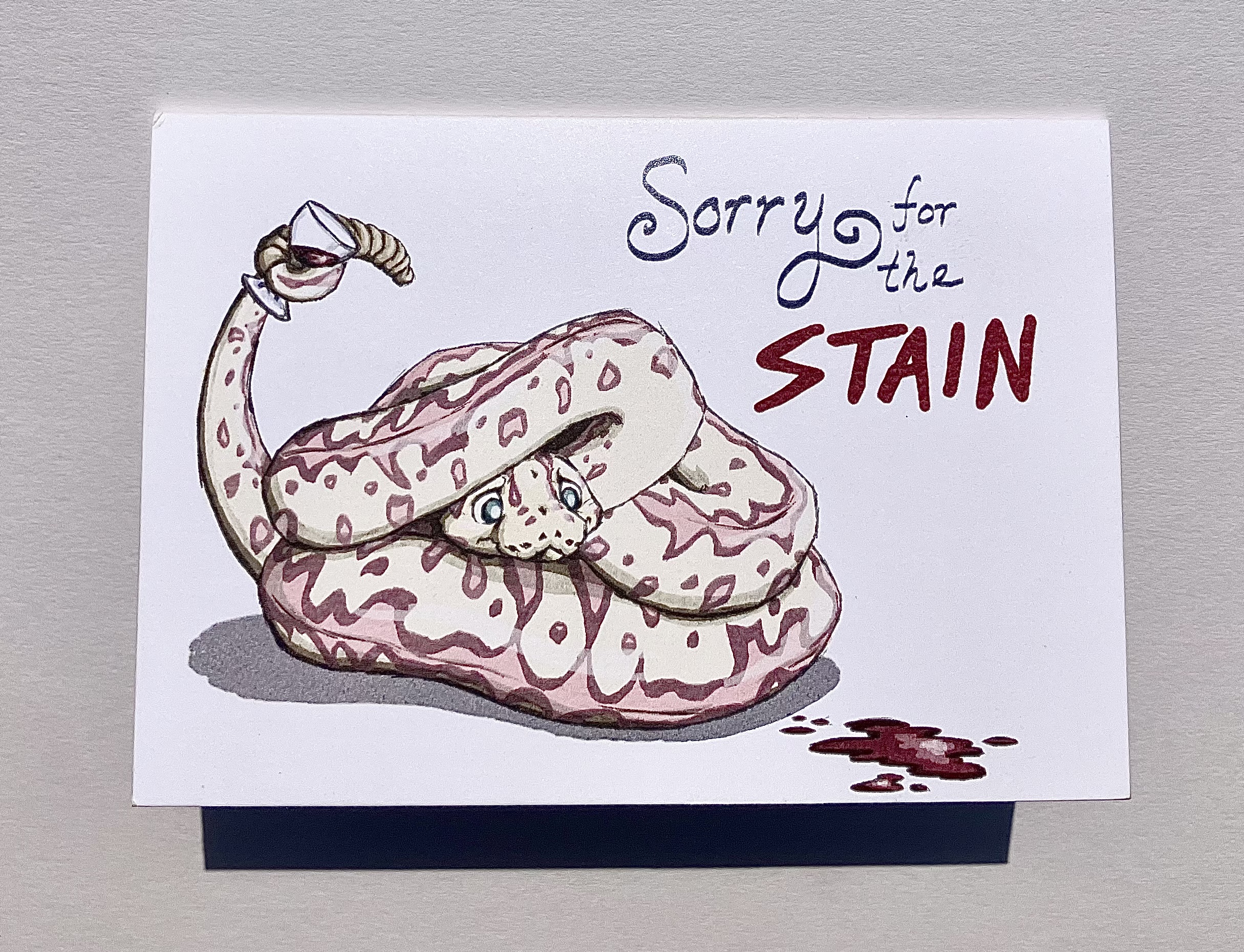 Sorry for the Stain