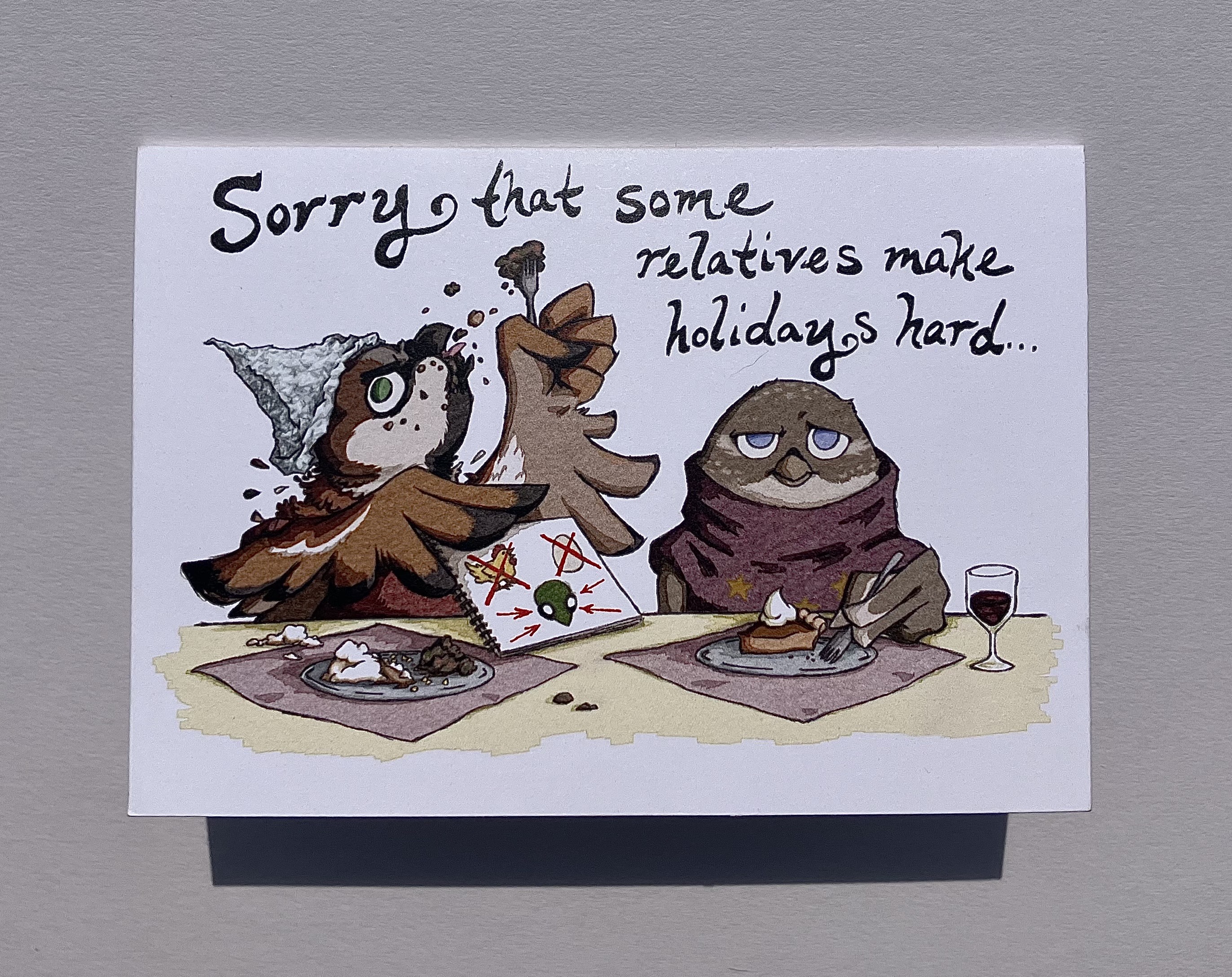 Sorry that Some Relatives Make the Holidays Hard