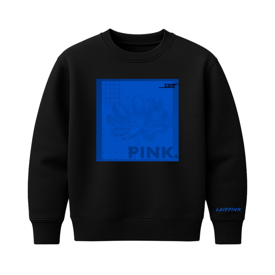 BLACK LAIDPINK Graphic Sweatshirt