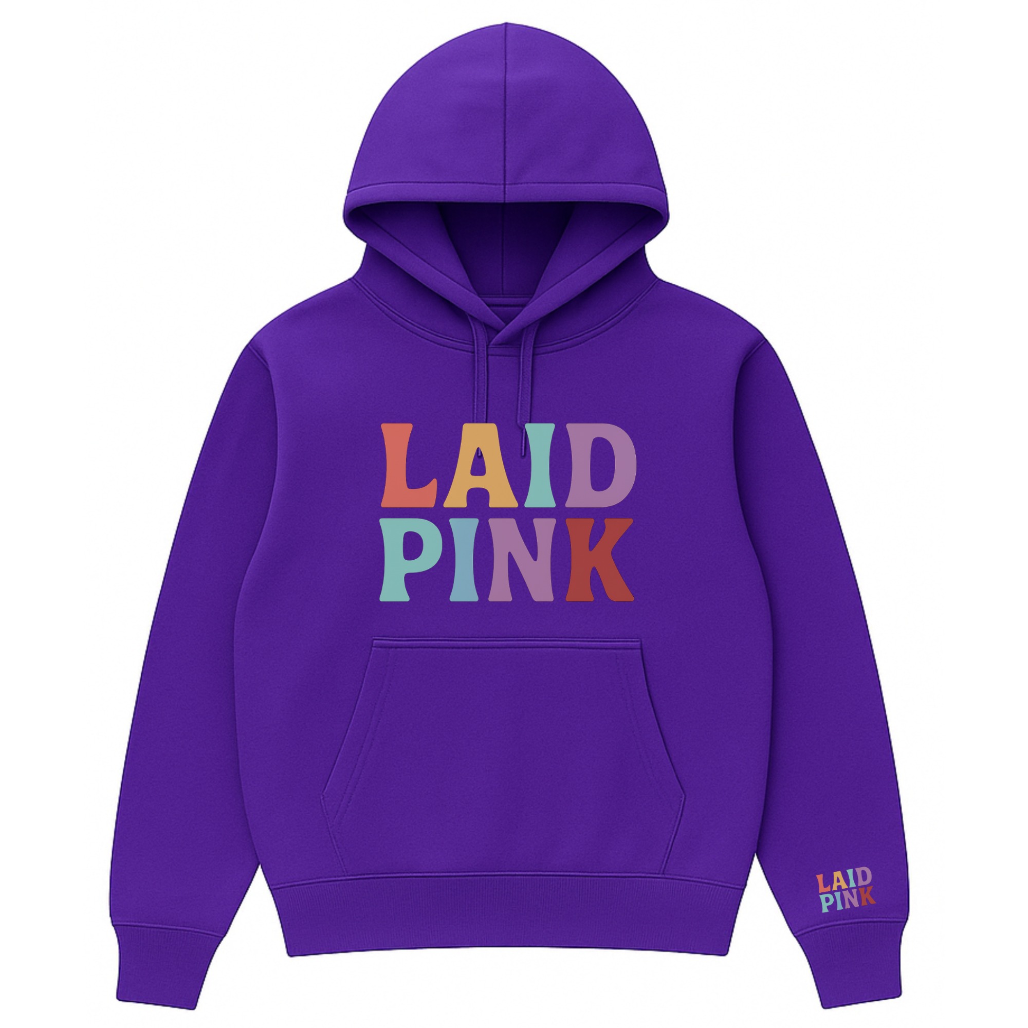 Laid Pink purple Hoodie